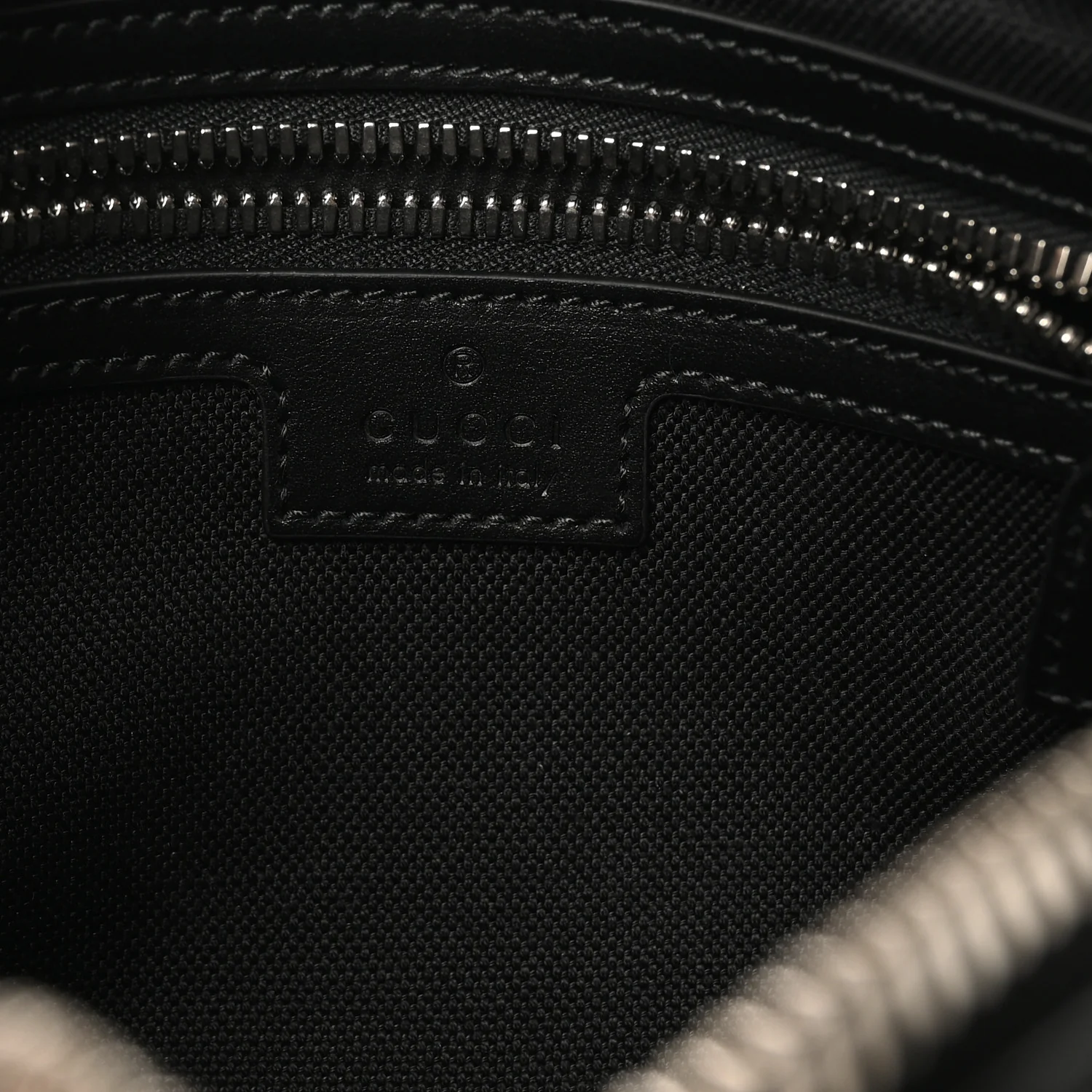 Soft GG Supreme Monogram Web Belt Bag Black Grey - Image 7