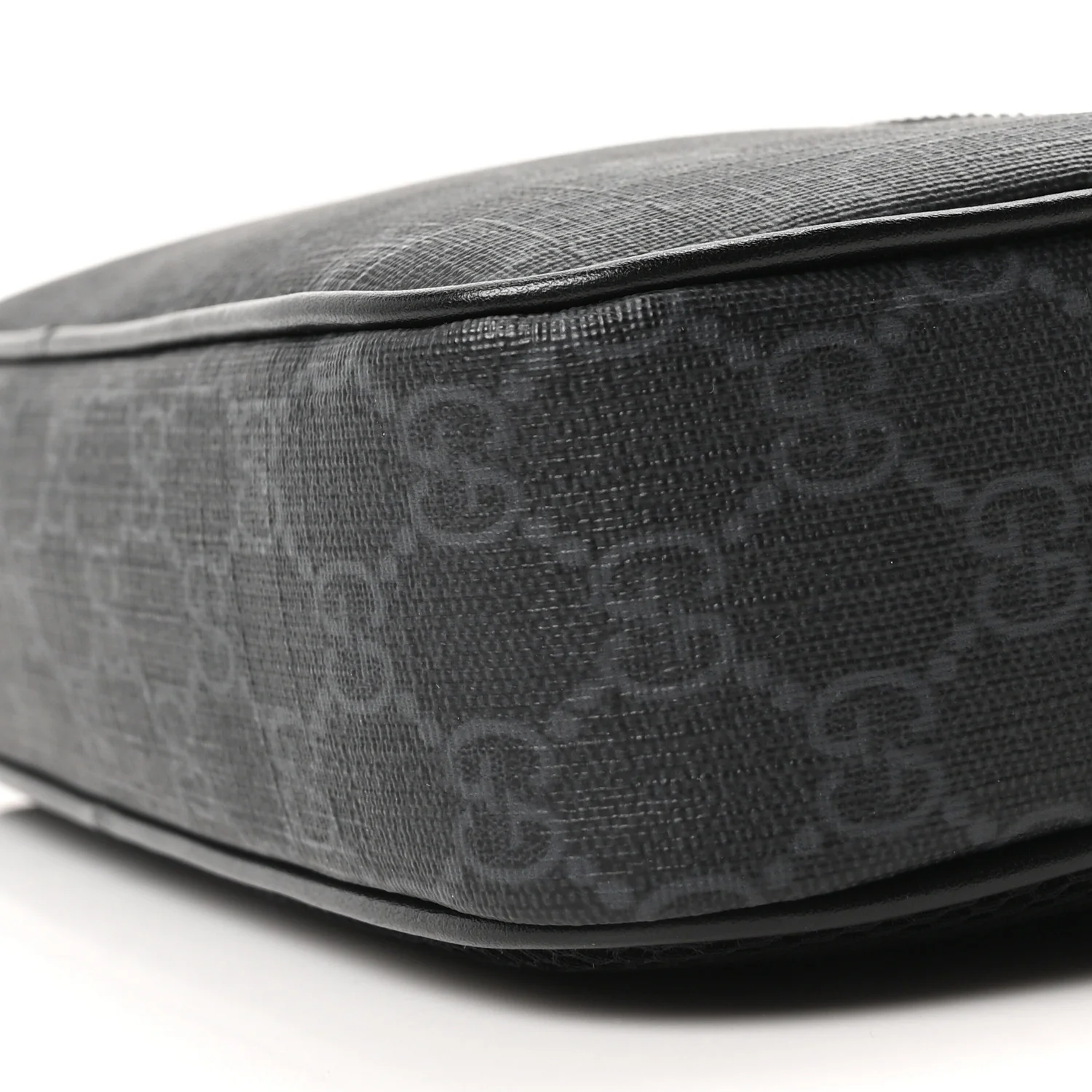 Soft GG Supreme Monogram Web Belt Bag Black Grey - Image 10