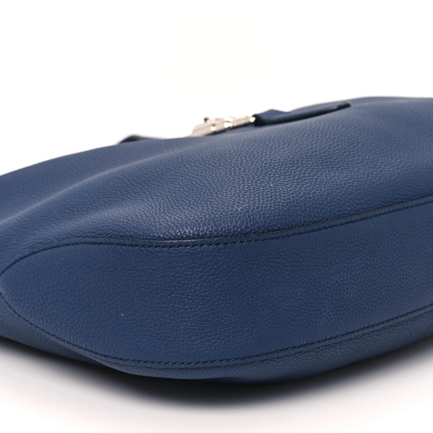 Soft Grained Calfskin Large Jackie Hobo Classic Blue Marine - Image 10
