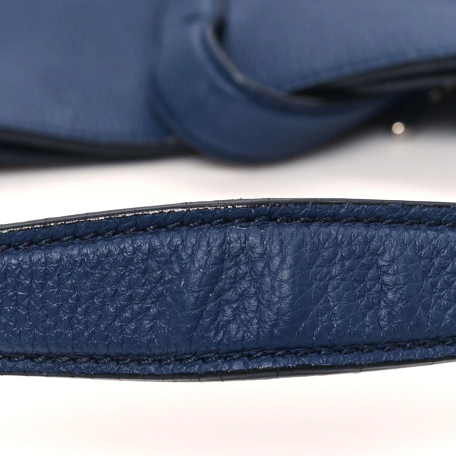 Soft Grained Calfskin Large Jackie Hobo Classic Blue Marine - Image 13