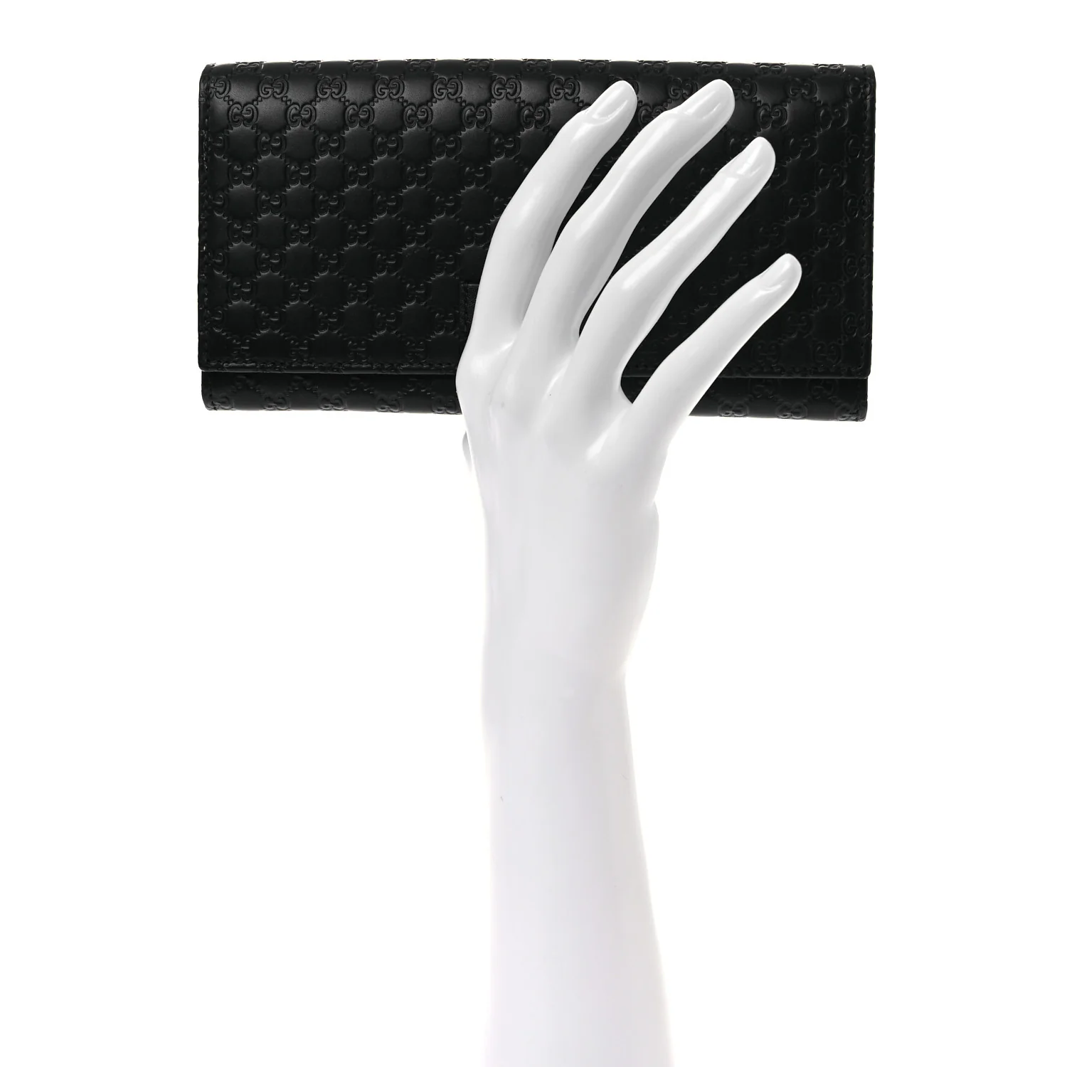 Soft Microguccissima Continental Wallet Black - Image 2