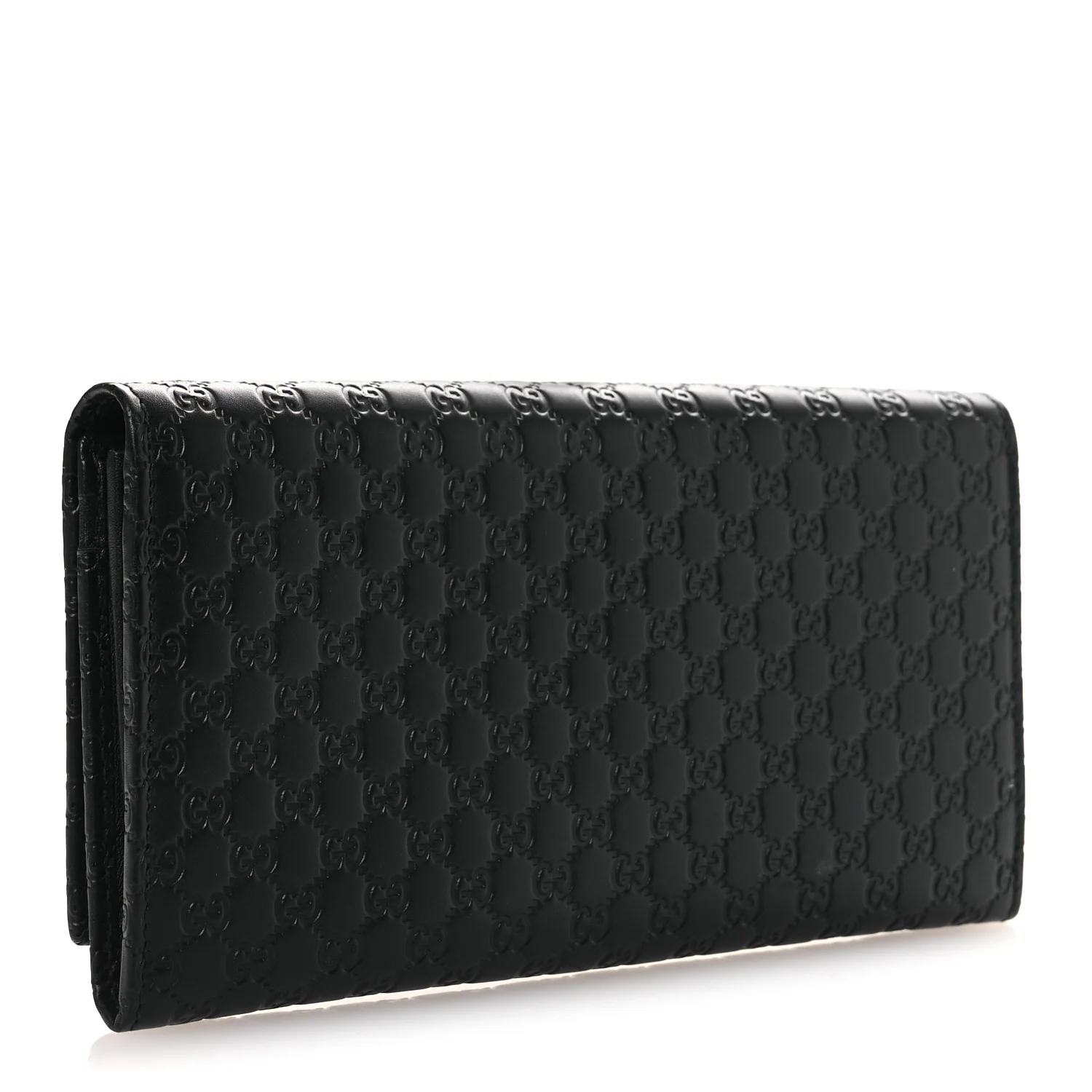 Soft Microguccissima Continental Wallet Black - Image 3