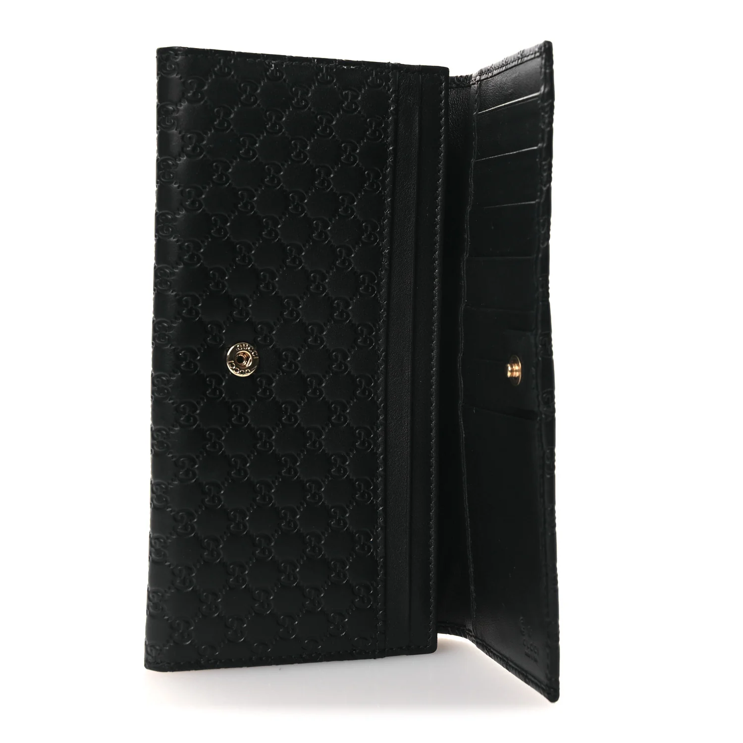 Soft Microguccissima Continental Wallet Black - Image 5