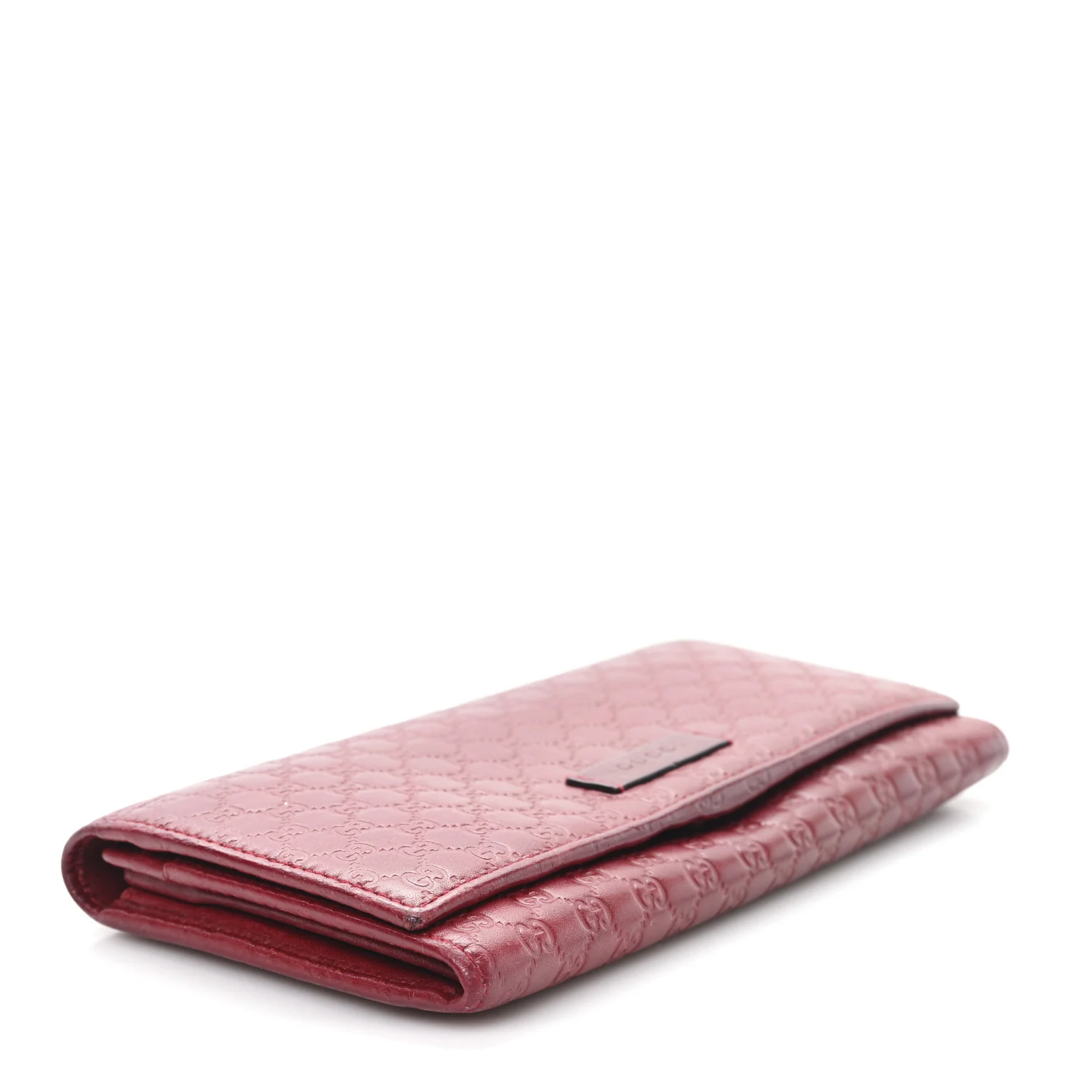 Soft Microguccissima Continental Wallet Red - Image 4