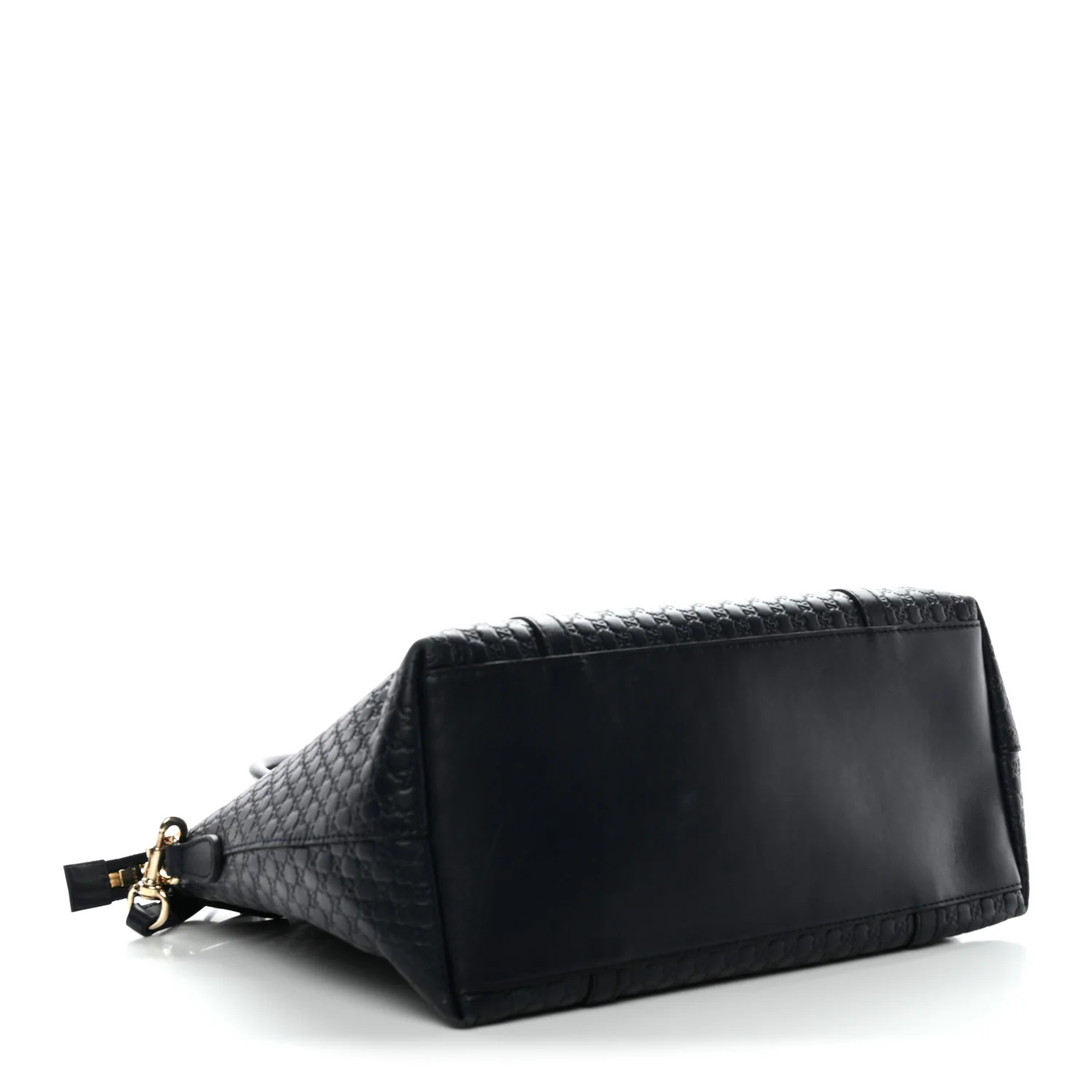 Soft Microguccissima Dome Satchel Navy - Image 4