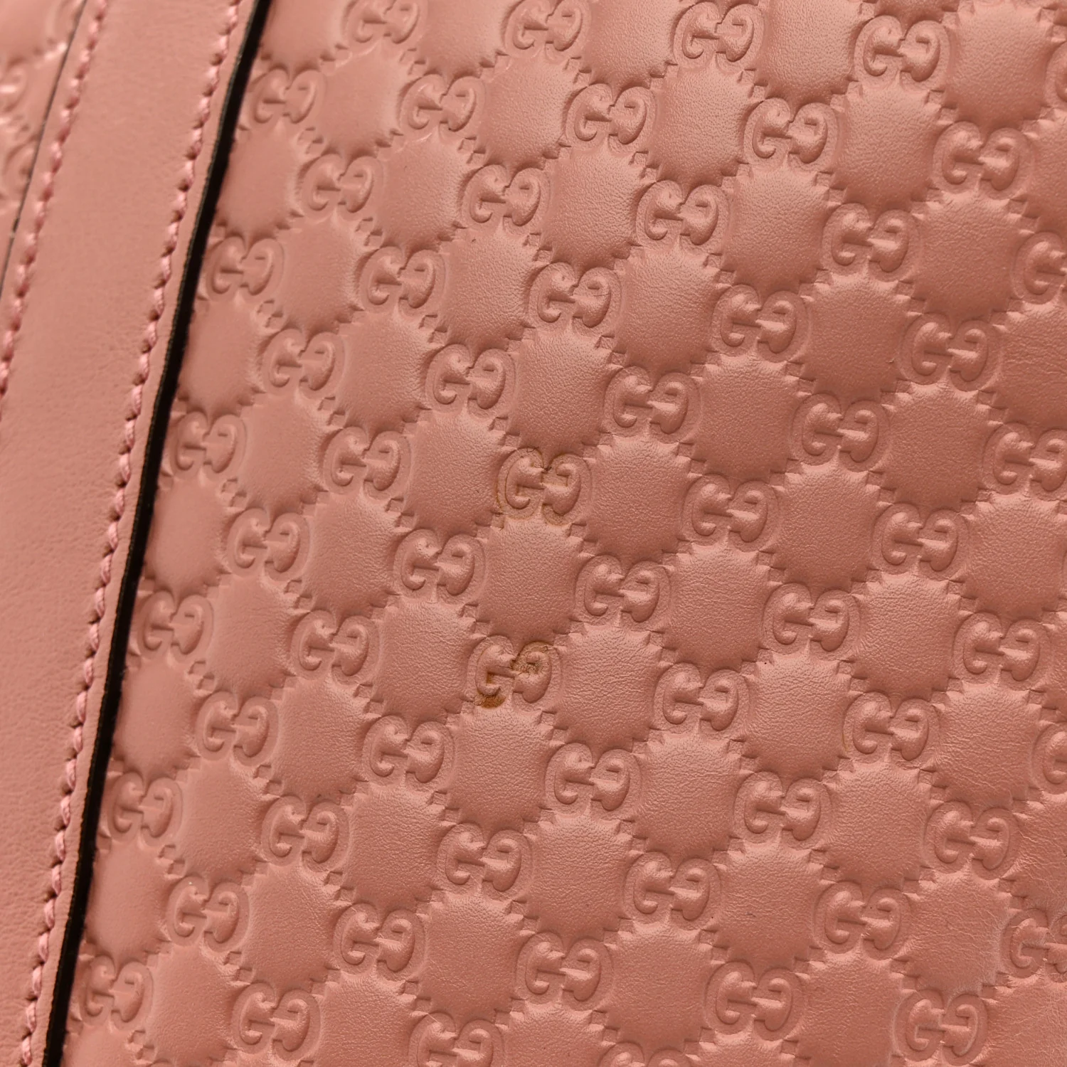 Soft Microguccissima Large Dome Satchel Soft Pink - Image 16