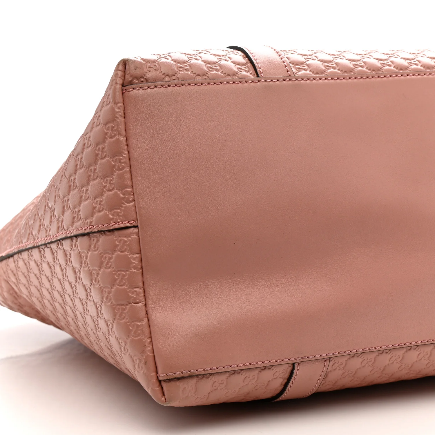 Soft Microguccissima Large Dome Satchel Soft Pink - Image 9