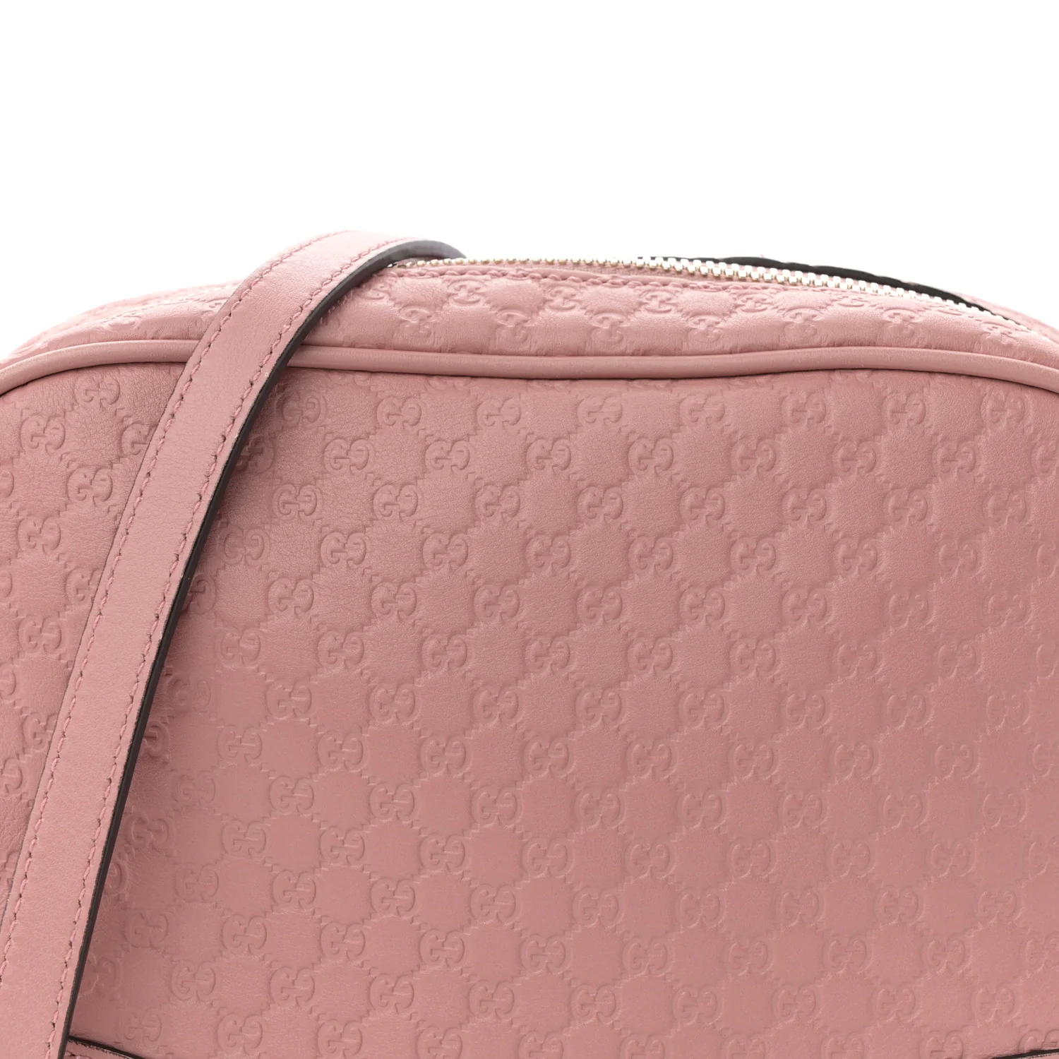 Soft Microguccissima Mini Bree Messenger Bag Soft Pink - Image 8