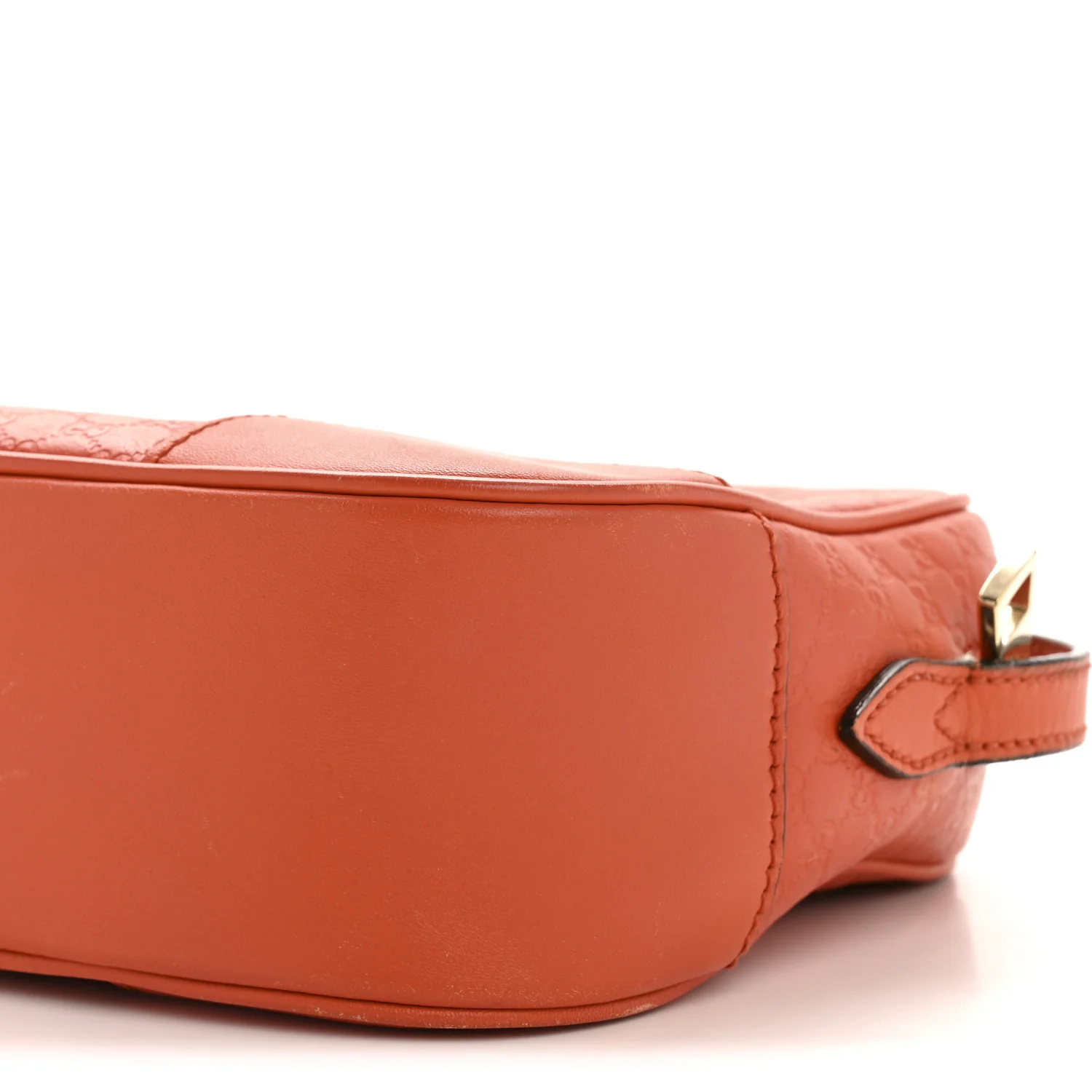 Soft Microguccissima Mini Bree Messenger Bag Sun Orange - Image 10