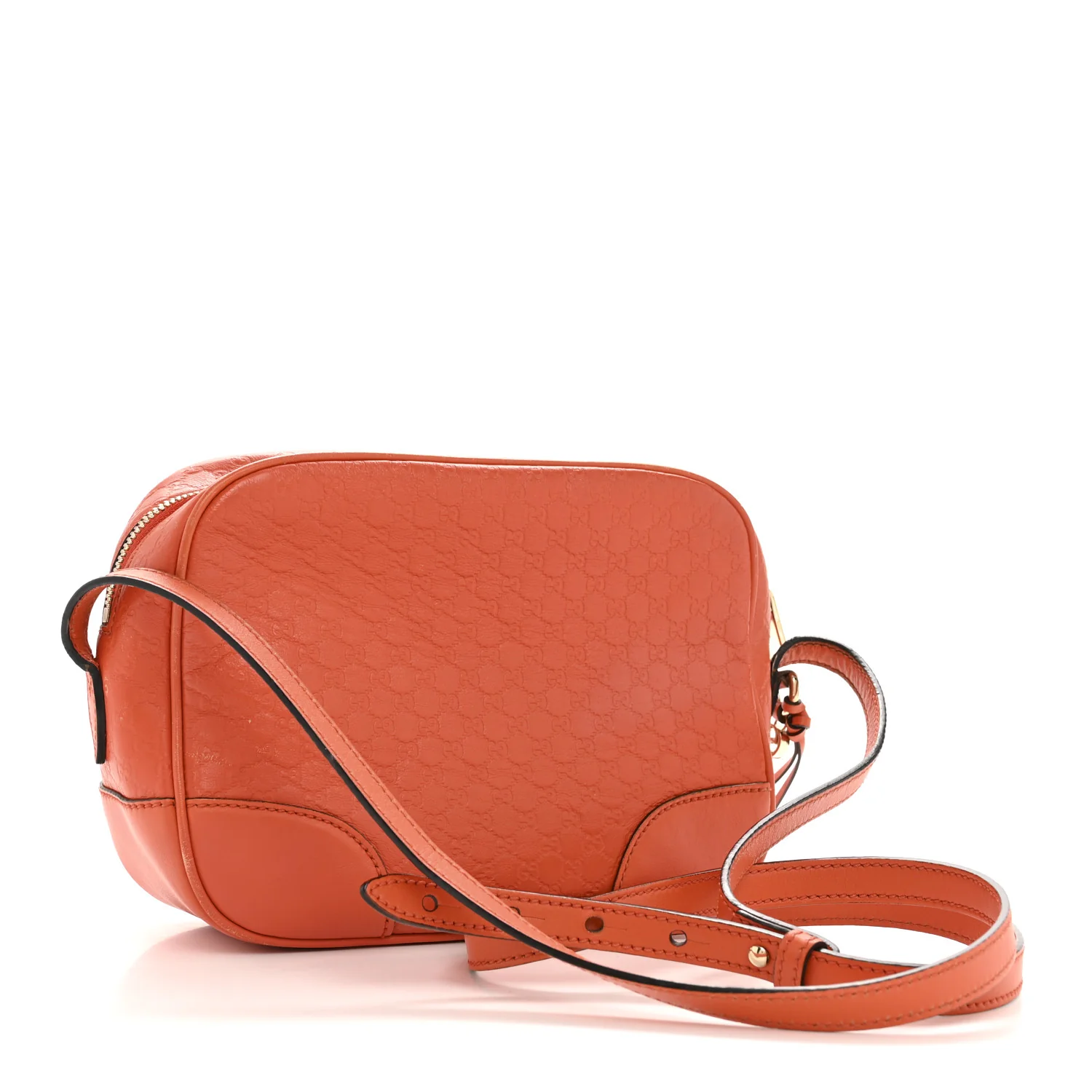 Soft Microguccissima Mini Bree Messenger Bag Sun Orange - Image 3
