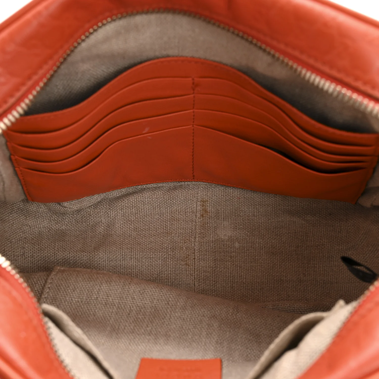 Soft Microguccissima Mini Bree Messenger Bag Sun Orange - Image 5