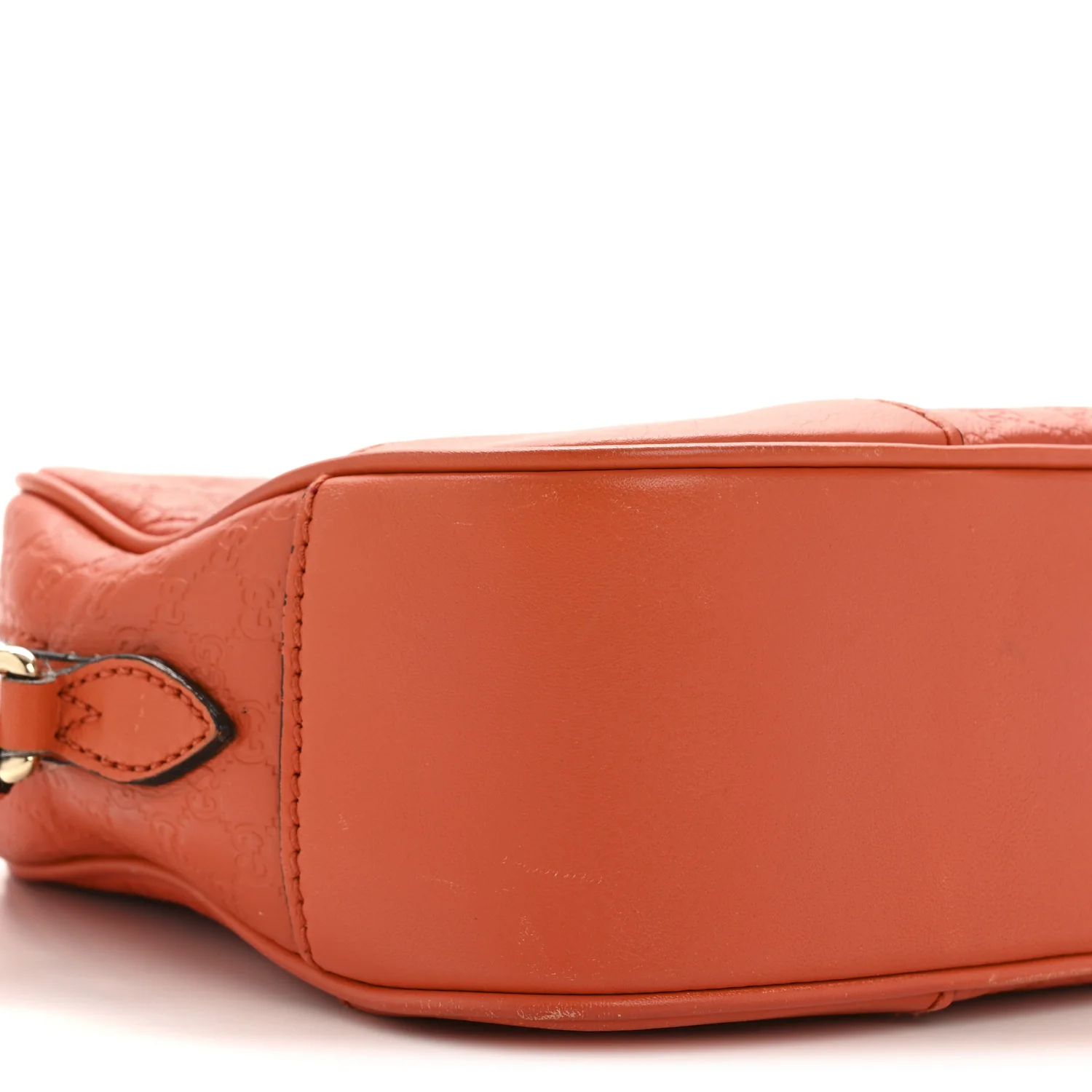 Soft Microguccissima Mini Bree Messenger Bag Sun Orange - Image 9