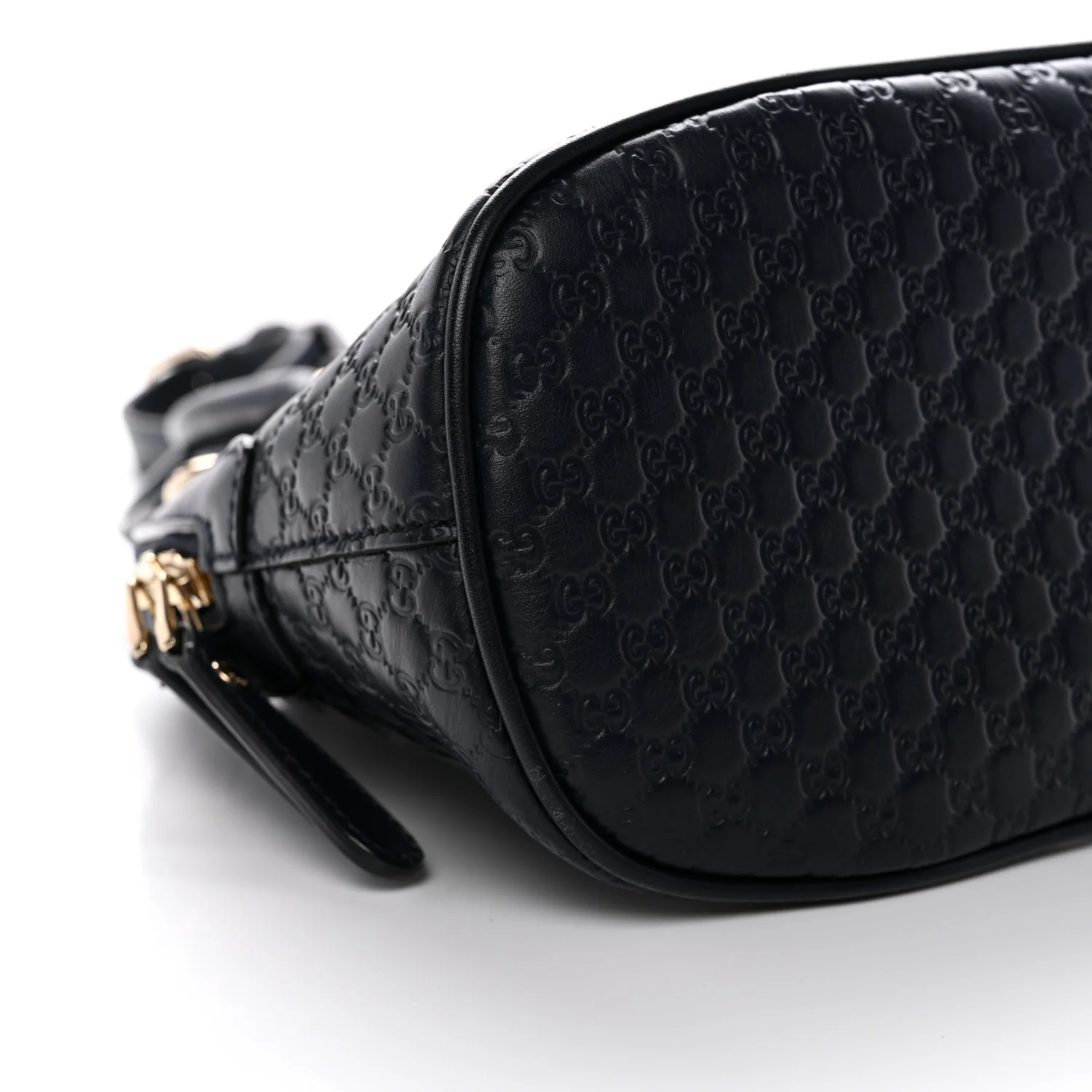 Soft Microguccissima Mini Dome Bag Blue - Image 9