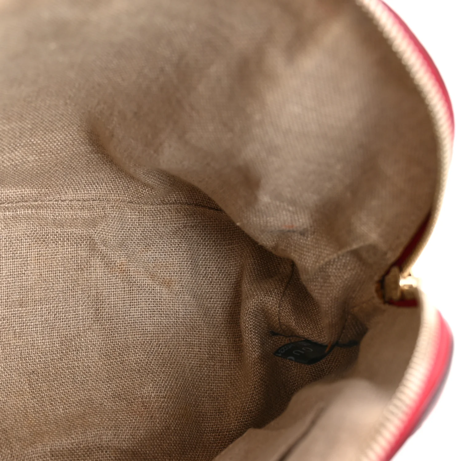 Soft Microguccissima Mini Dome Bag Red - Image 5