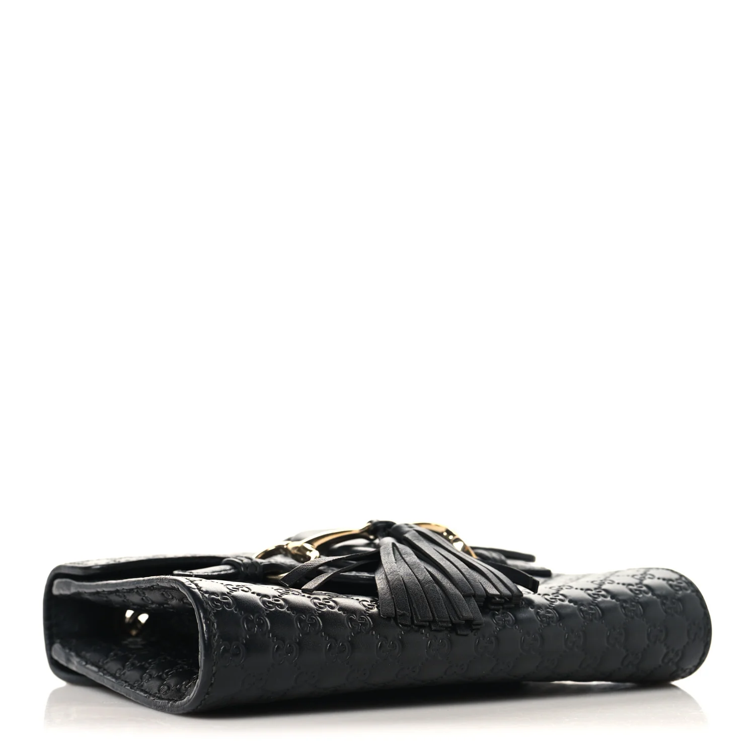 Soft Microguccissima Mini Emily Chain Shoulder Bag Black - Image 4