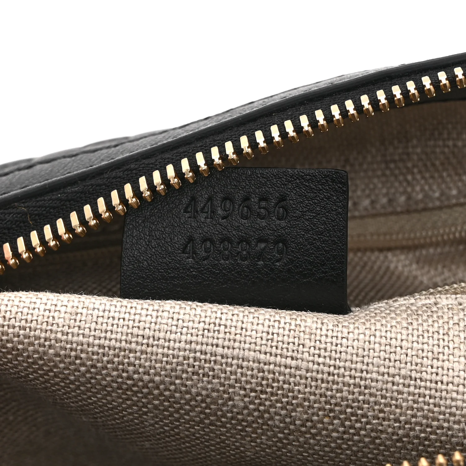 Soft Microguccissima Small Zippered Satchel Black - Image 7