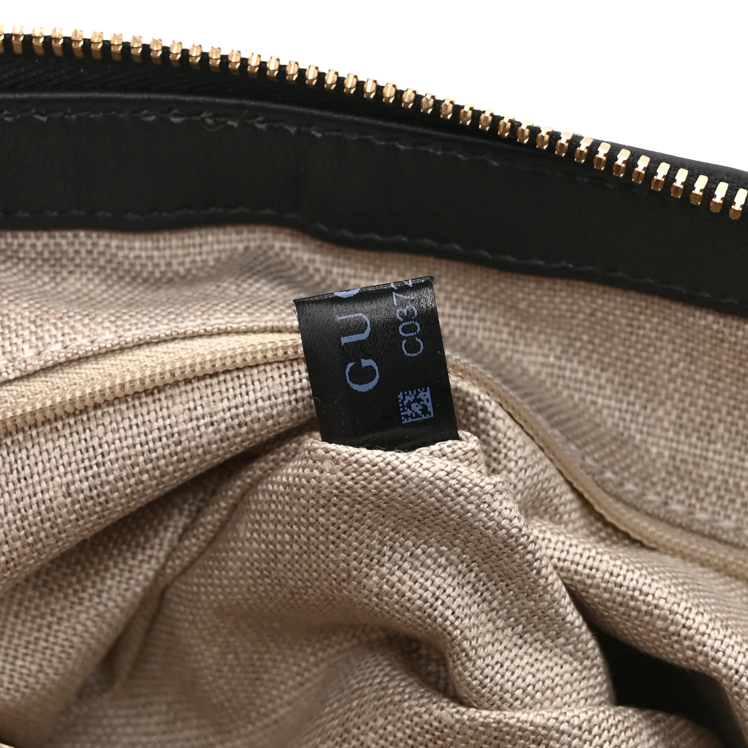 Soft Microguccissima Small Zippered Satchel Black - Image 8