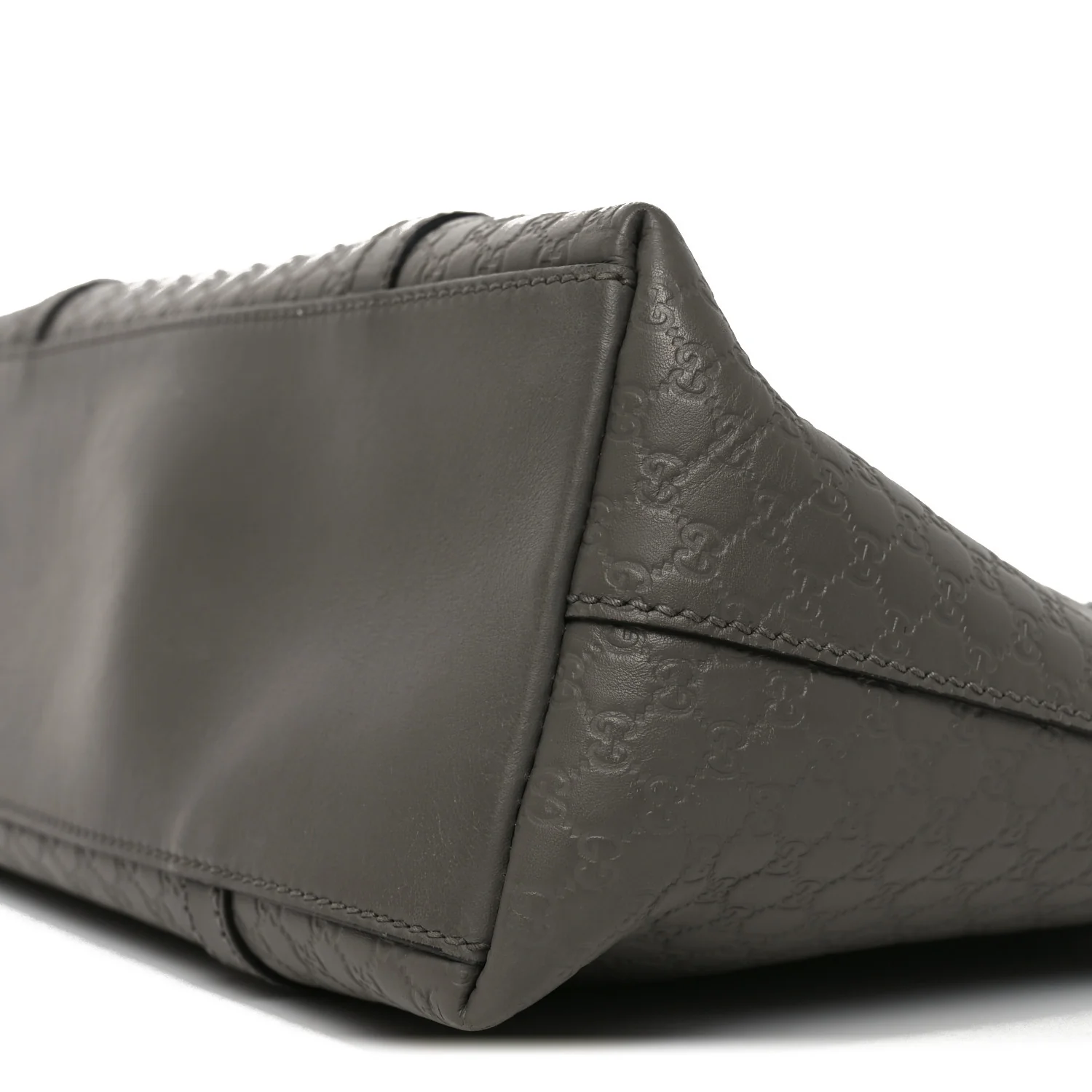 Soft Microguccissima Small Zippered Satchel Loess - Image 10