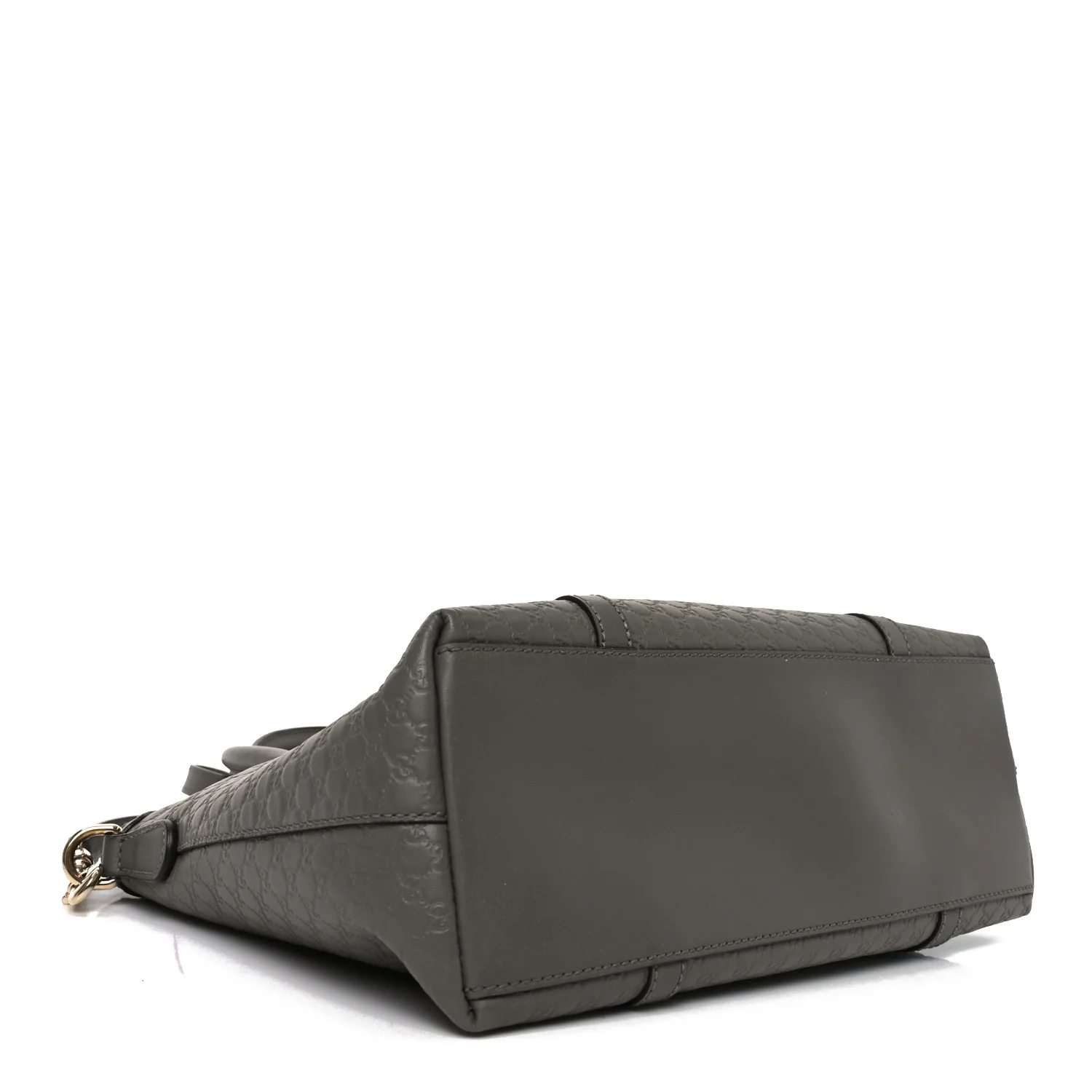 Soft Microguccissima Small Zippered Satchel Loess - Image 4