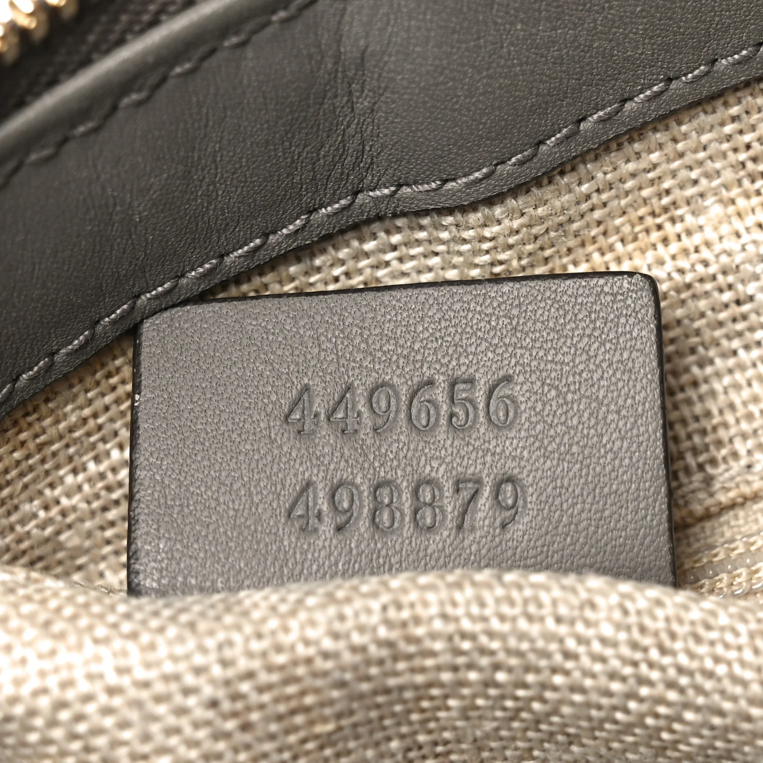 Soft Microguccissima Small Zippered Satchel Loess - Image 7