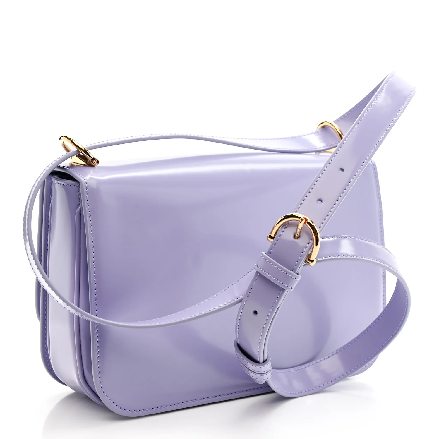 Spice Lux Nappa Siena Small Shoulder Bag Lapis - Image 3