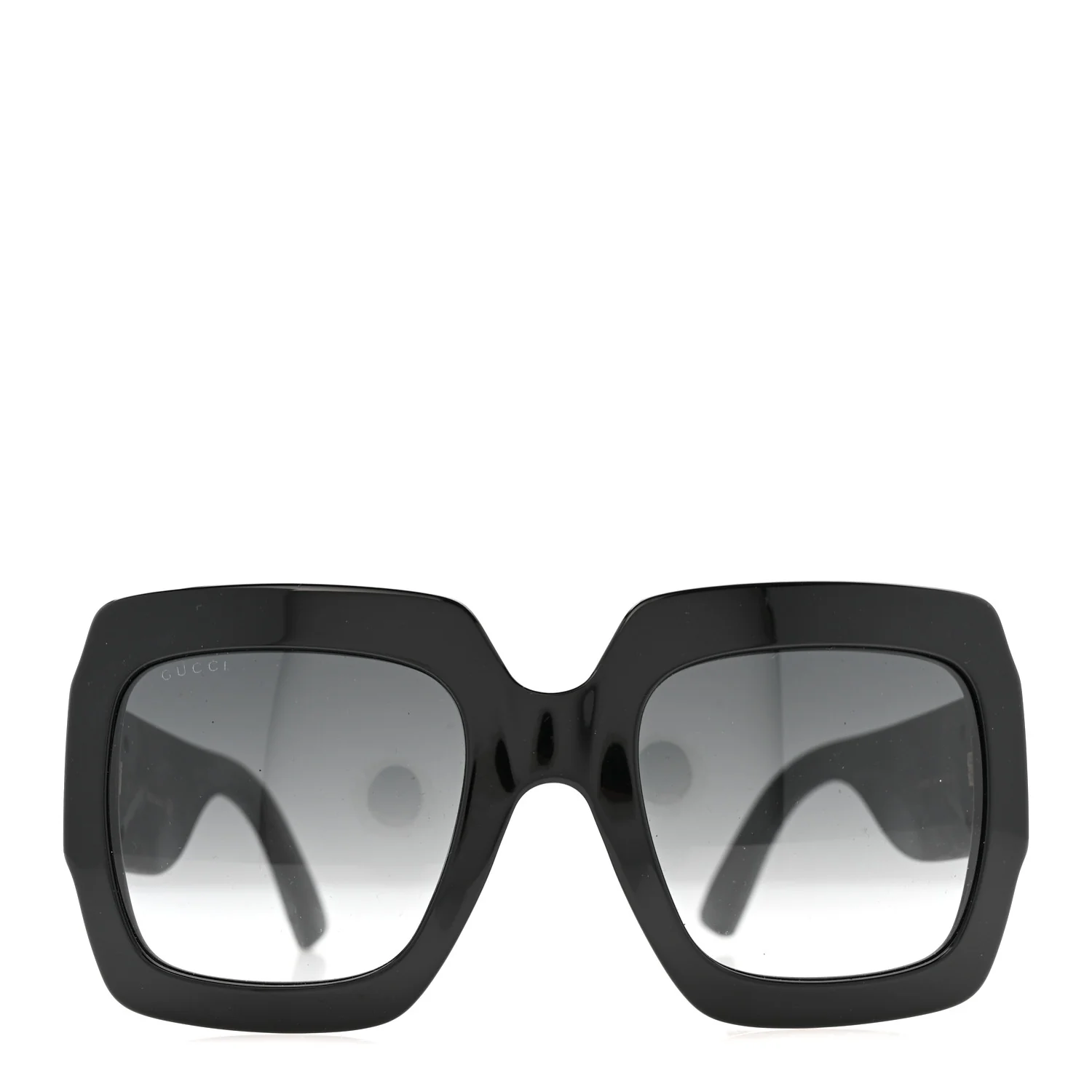 Square Frame GG0102S Sunglasses Glitter Black - Image 2