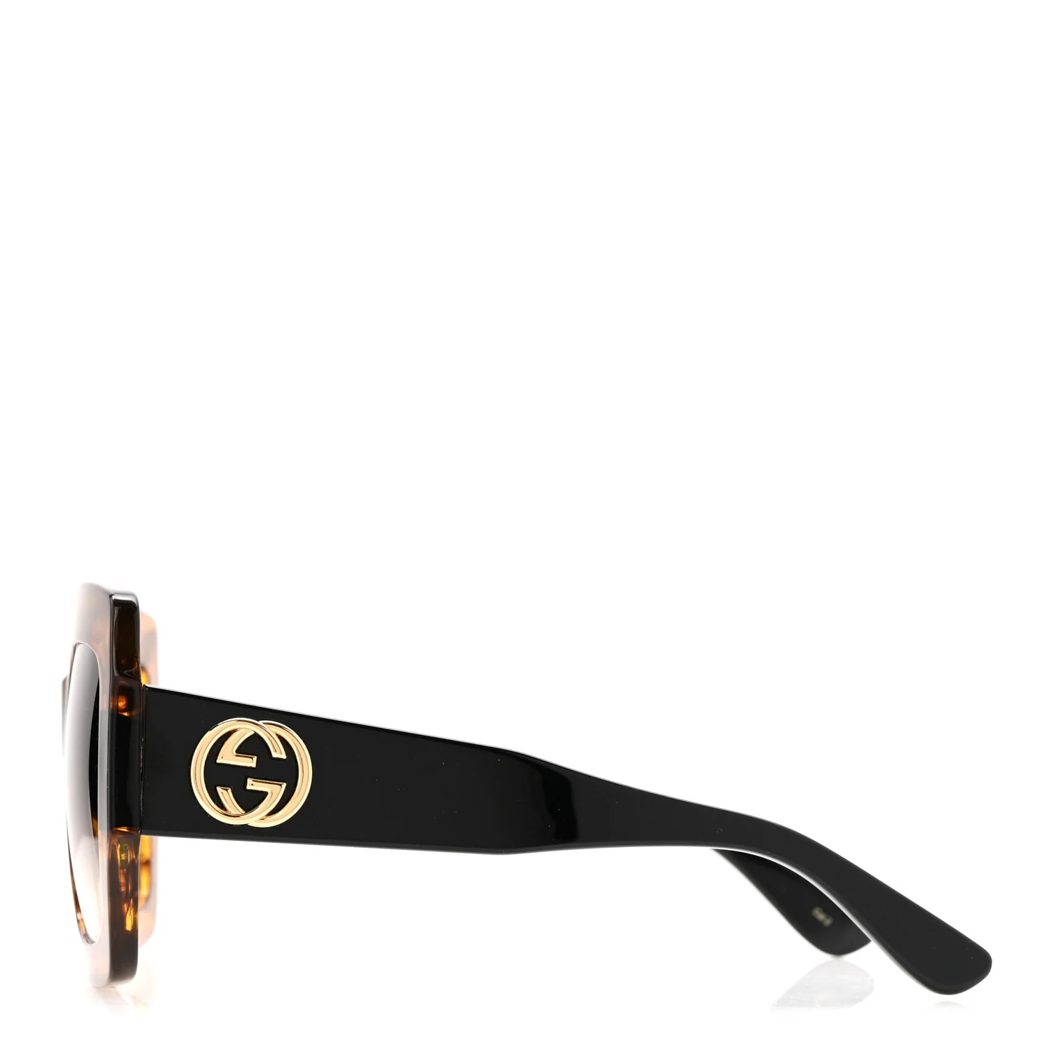 Square Frame GG0178S Sunglasses Havana - Image 3