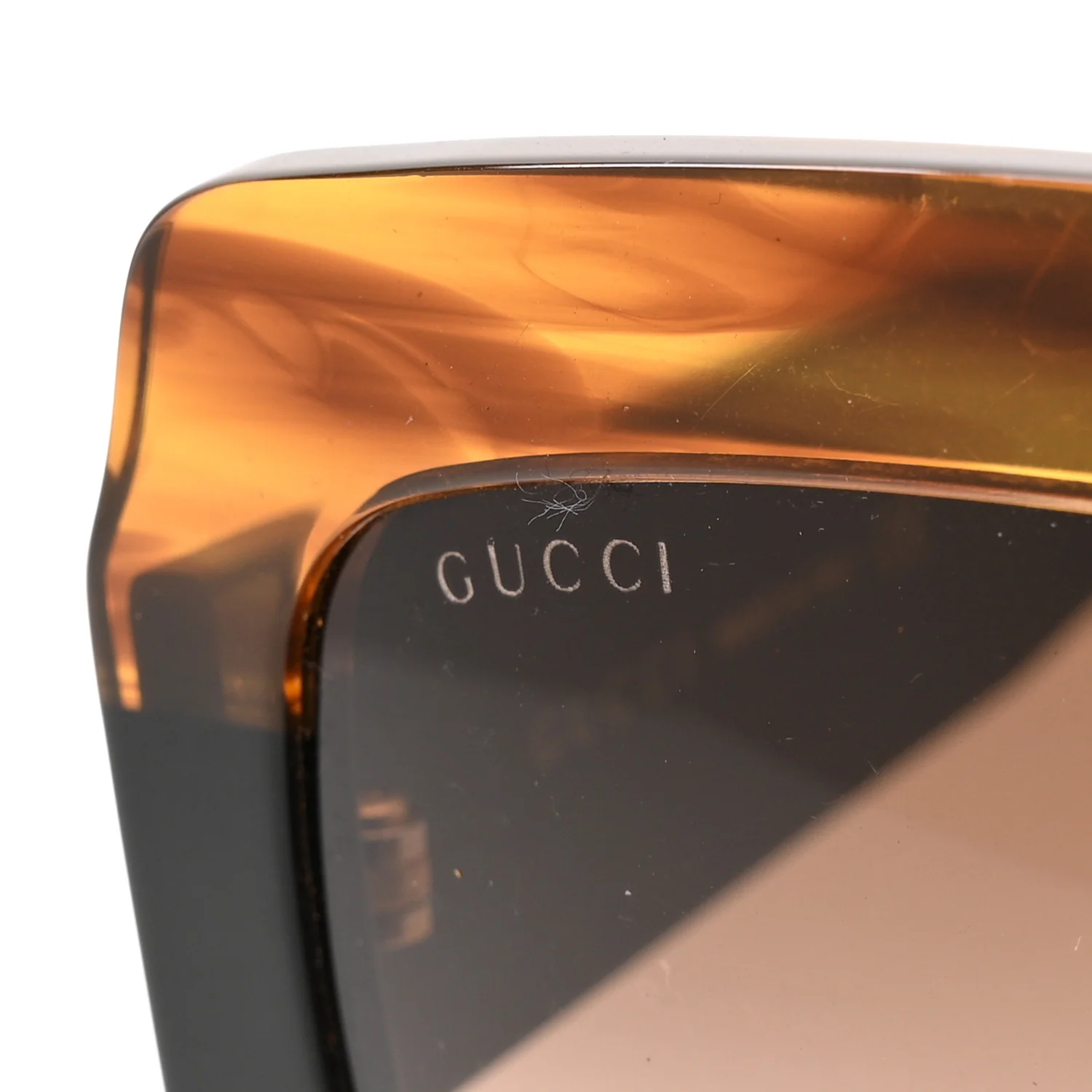 Square Frame GG0178S Sunglasses Havana - Image 7