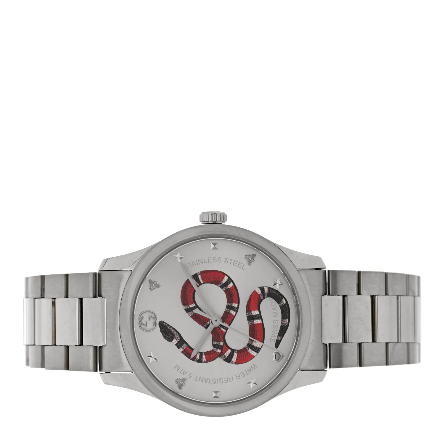 Stainless Steel 38mm G-Timeless Snake Quartz Watch - Image 2