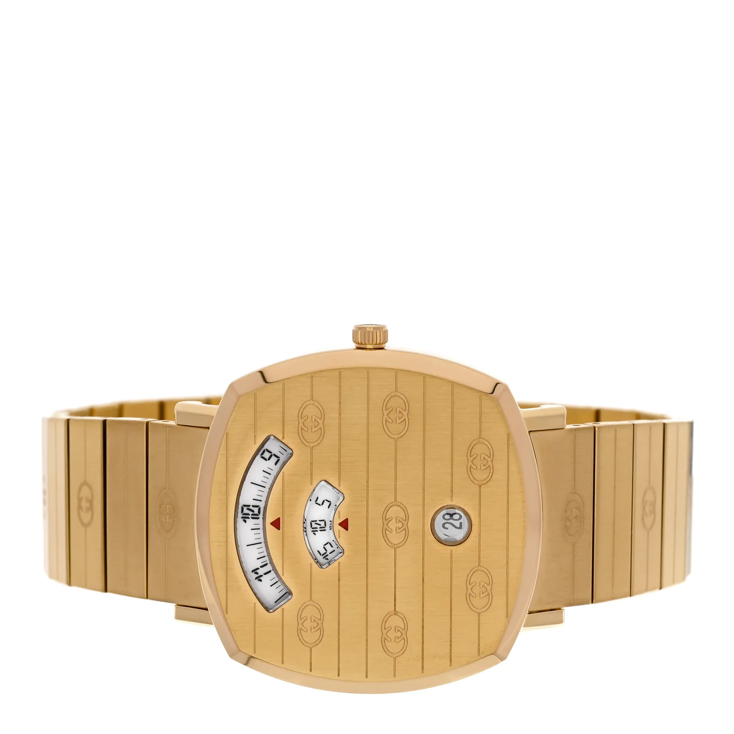 Stainless Steel 38mm Grip Quartz Watch Gold - Image 2