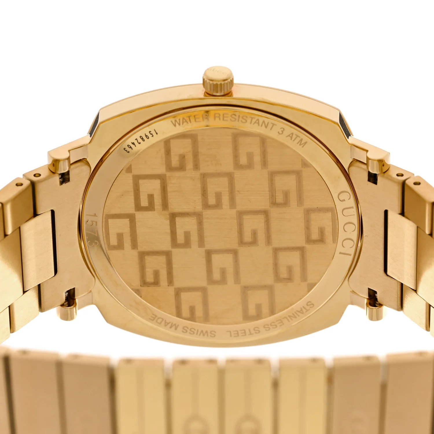 Stainless Steel 38mm Grip Quartz Watch Gold - Image 4