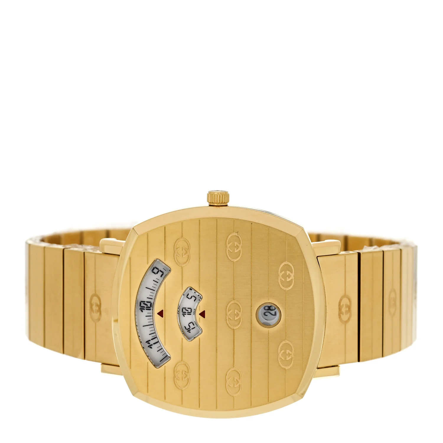 Stainless Steel 38mm Grip Quartz Watch Gold - Image 2