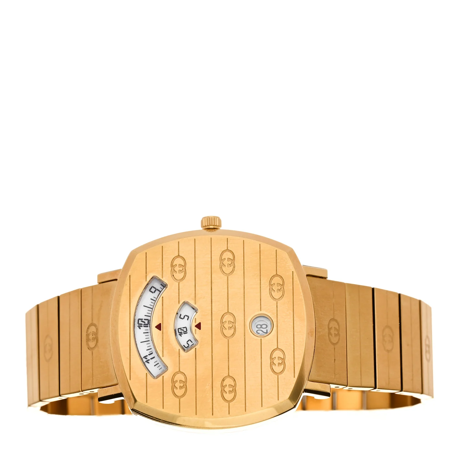 Stainless Steel 38mm Grip Quartz Watch Gold - Image 2