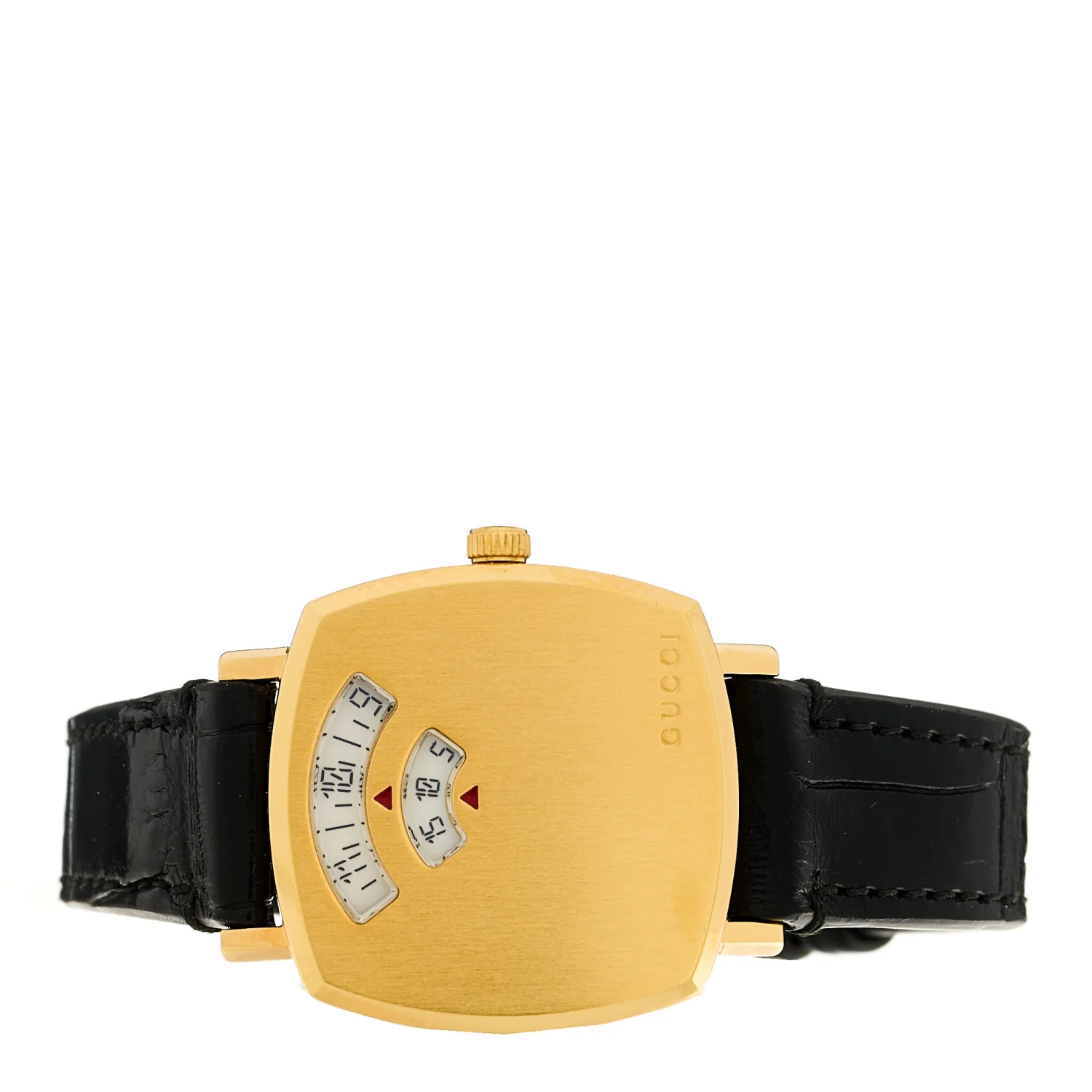 Stainless Steel Alligator 27mm Grip Quartz Watch Black - Image 2