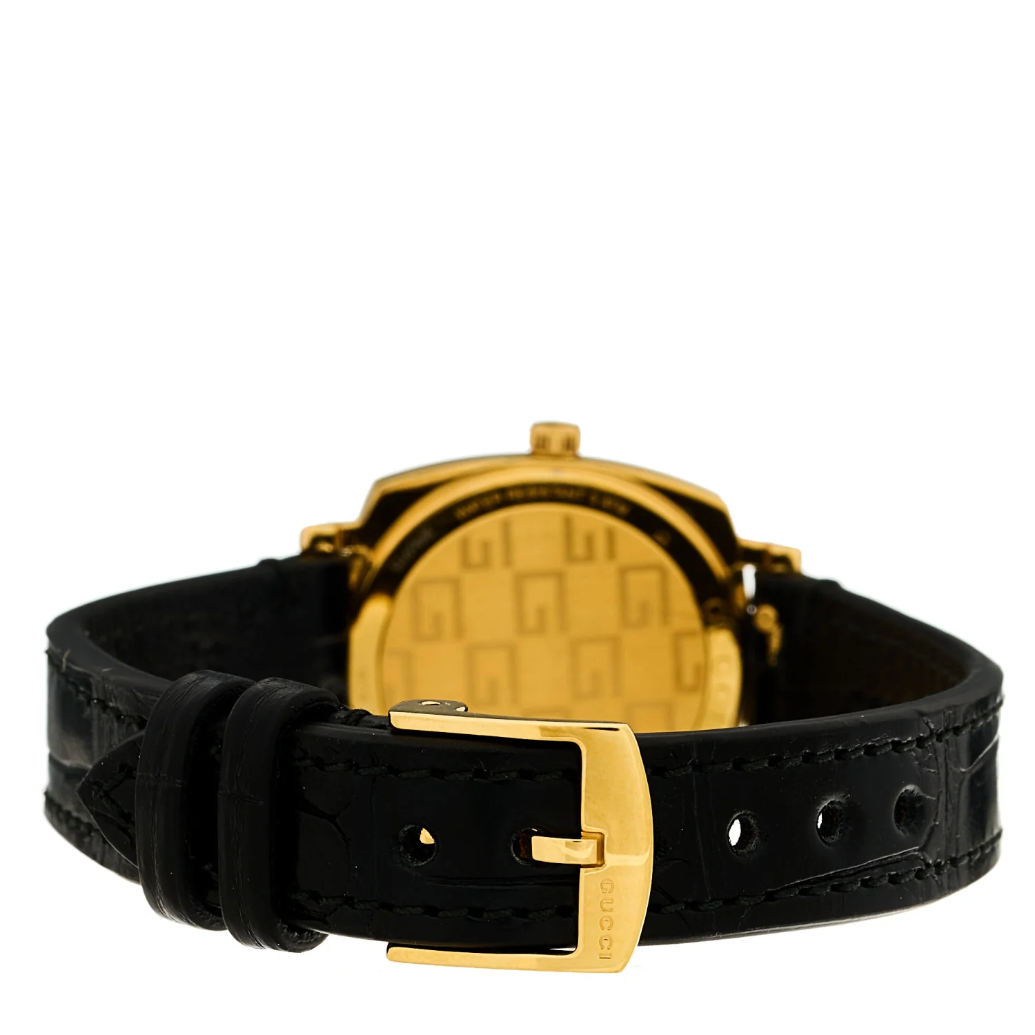 Stainless Steel Alligator 27mm Grip Quartz Watch Black - Image 3