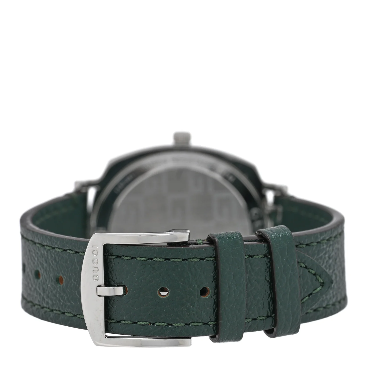 Stainless Steel Calfskin 35mm Grip Quartz Watch Green - Image 3