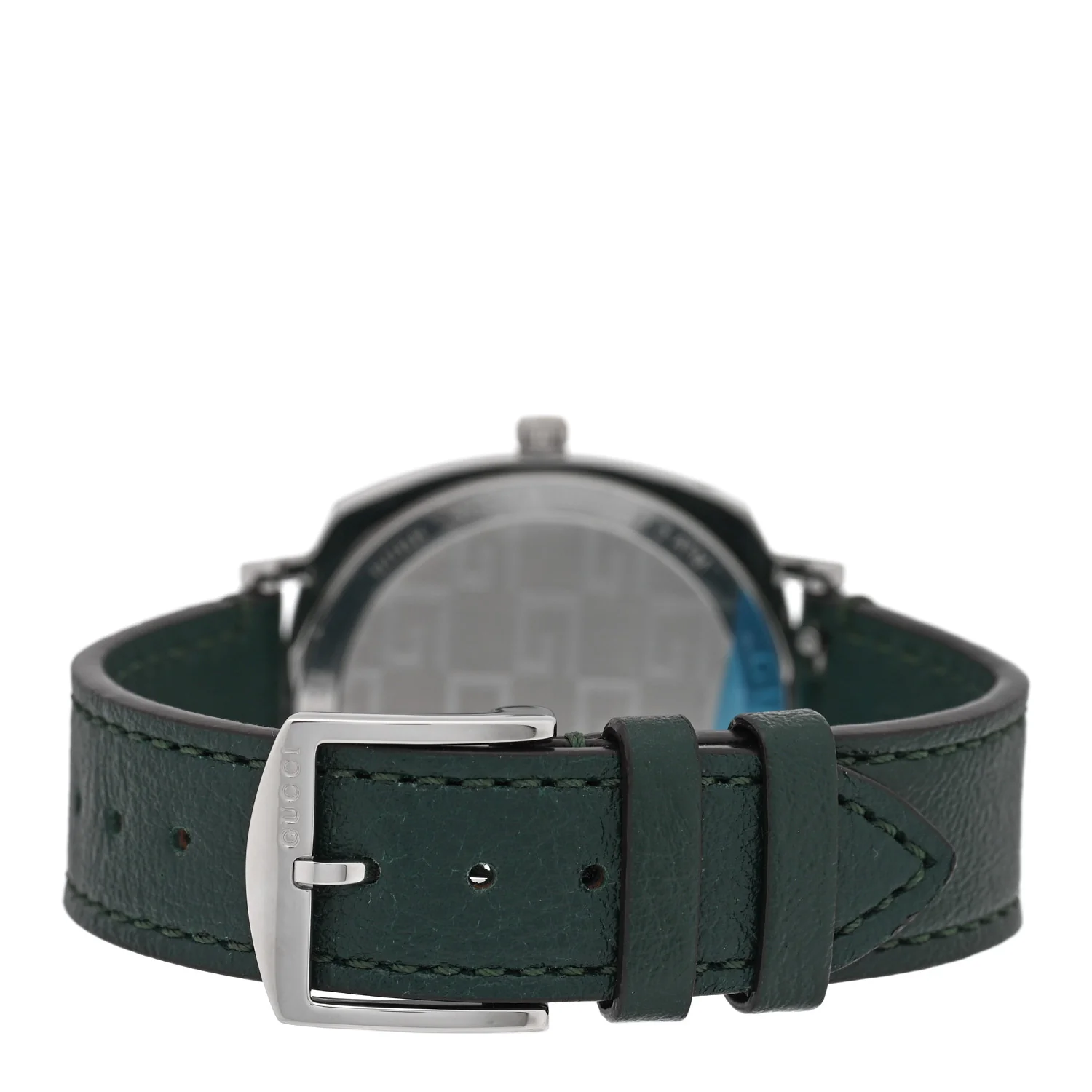 Stainless Steel Calfskin 35mm Grip Quartz Watch Green - Image 3