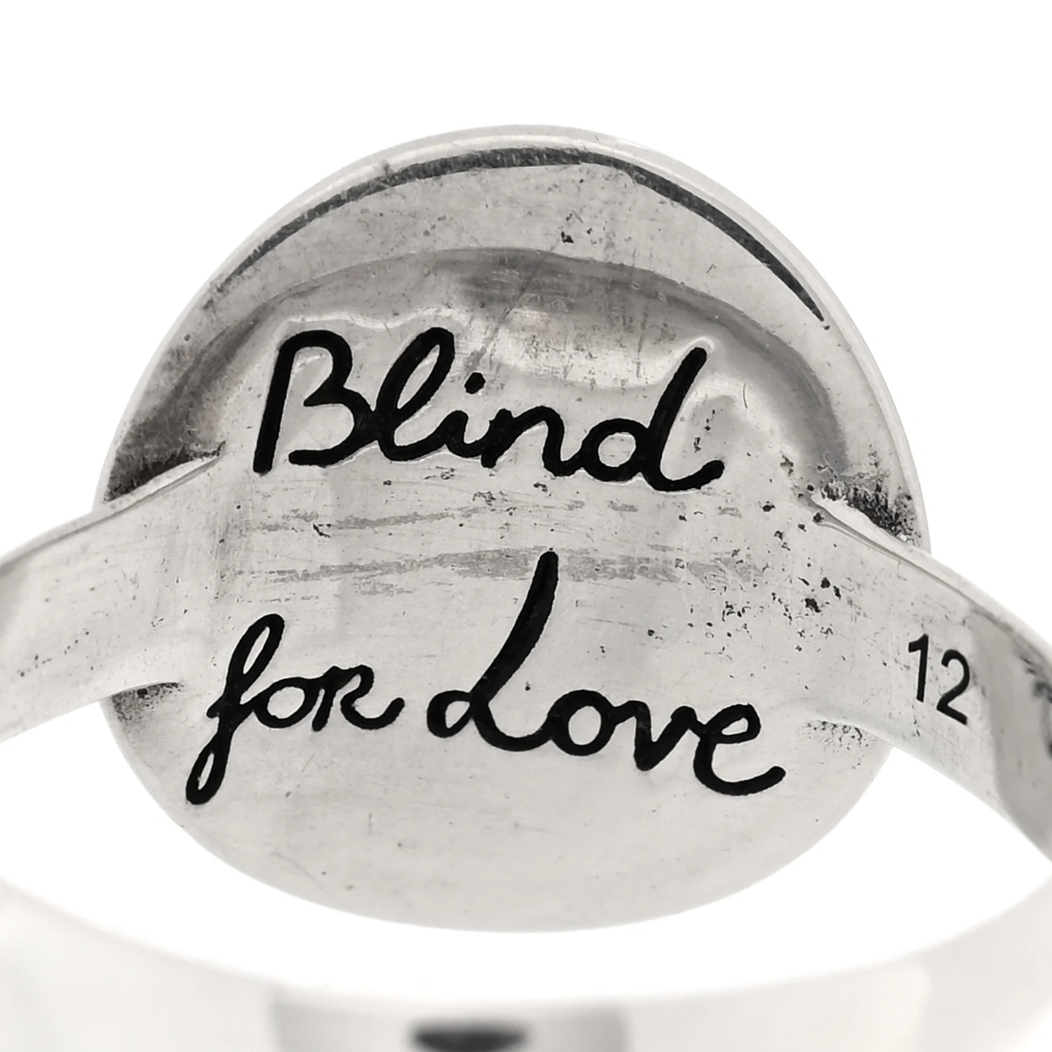 Sterling Silver Blind for Love Mystic Cat Ring 52 6 - Image 5