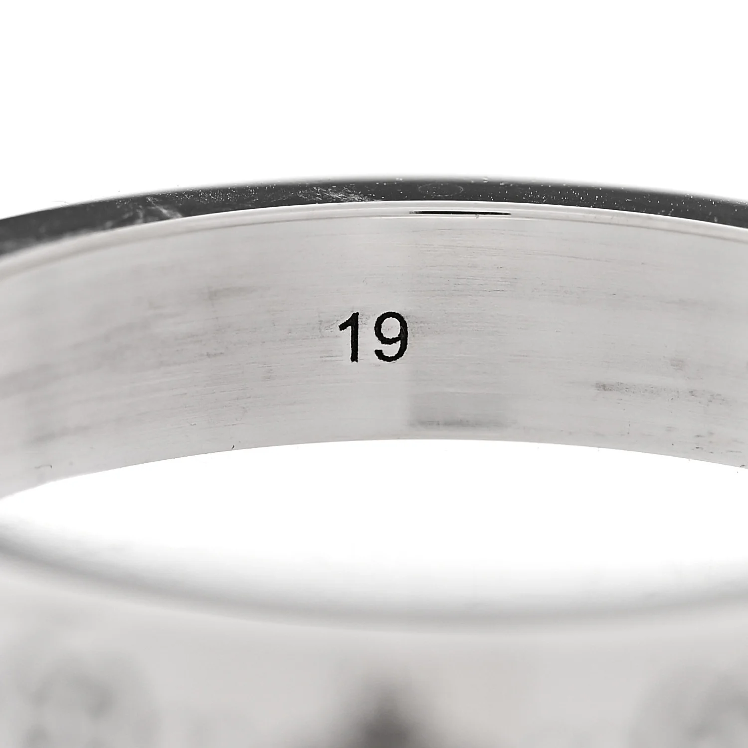 Sterling Silver Narrow Bee Ring 59 8.75 - Image 6