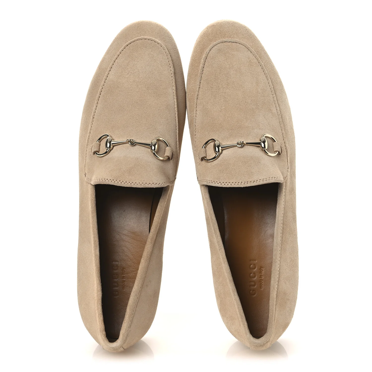 Suede Horsebit Womens Jordaan Loafers 39.5 Pink Sand - Image 2