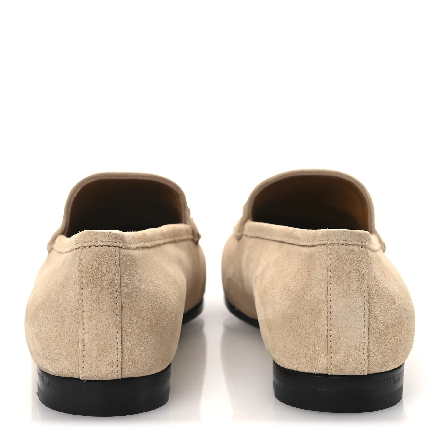 Suede Horsebit Womens Jordaan Loafers 39.5 Pink Sand - Image 6