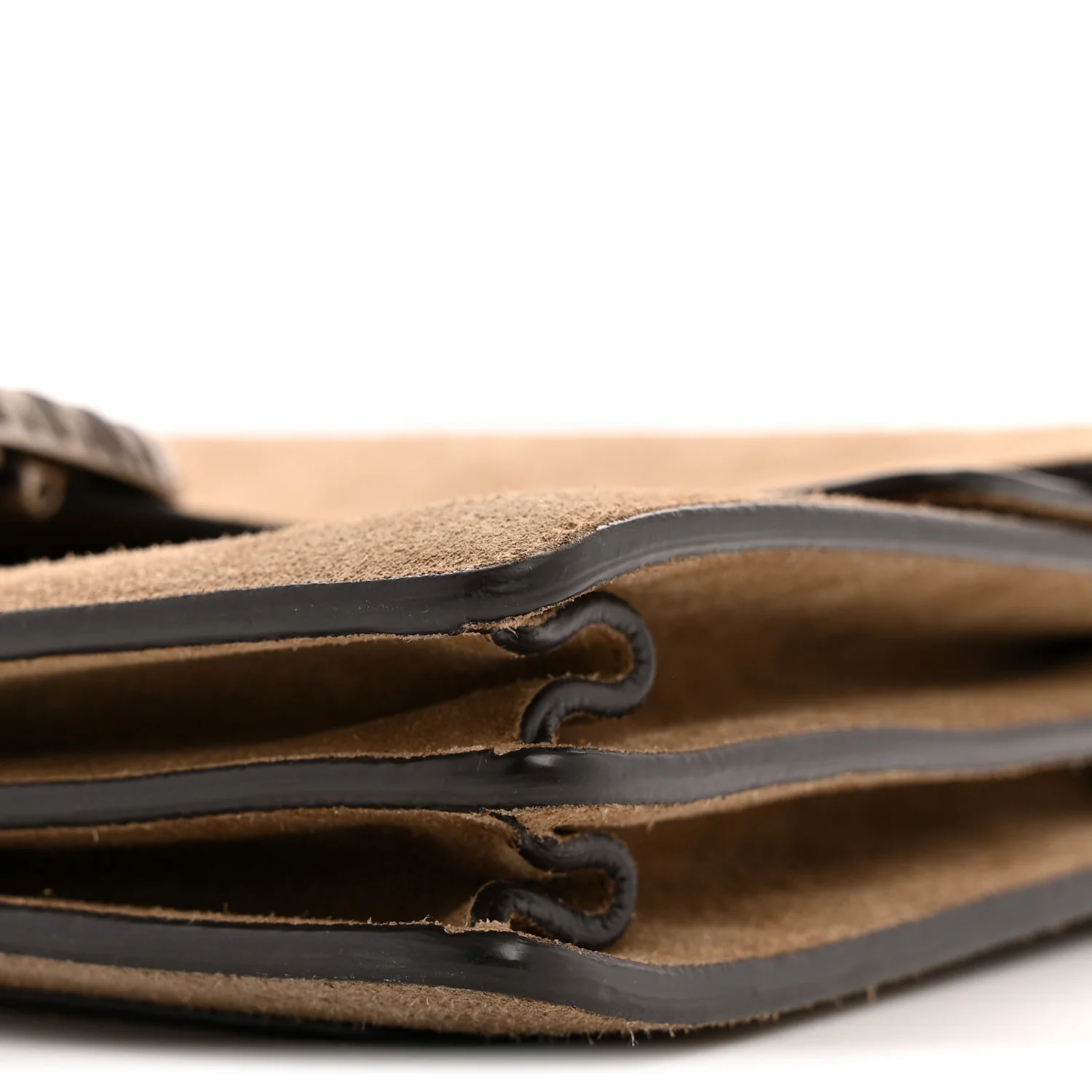 Suede Medium Dionysus Shoulder Bag Taupe - Image 10