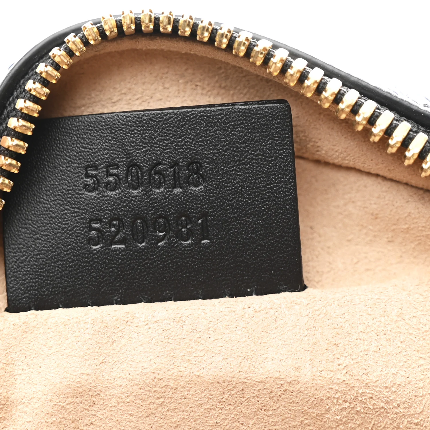 Suede Patent Web Mini Ophidia Round Shoulder Bag Black - Image 7