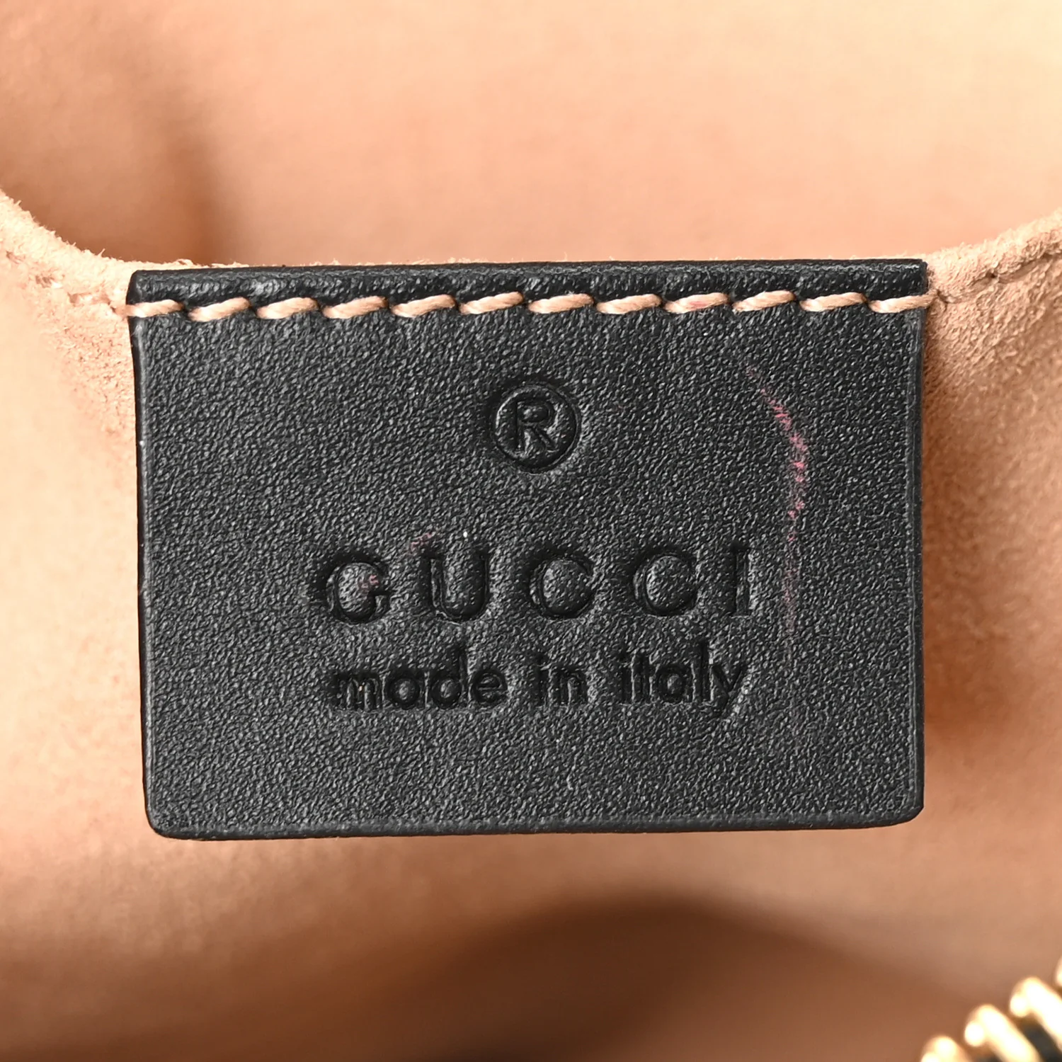Suede Patent Web Mini Ophidia Shoulder Bag Nocciola Black - Image 6