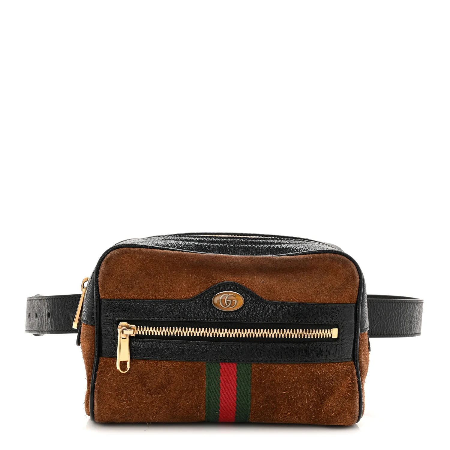 Suede Small Ophidia Belt Bag 95 38 Brown