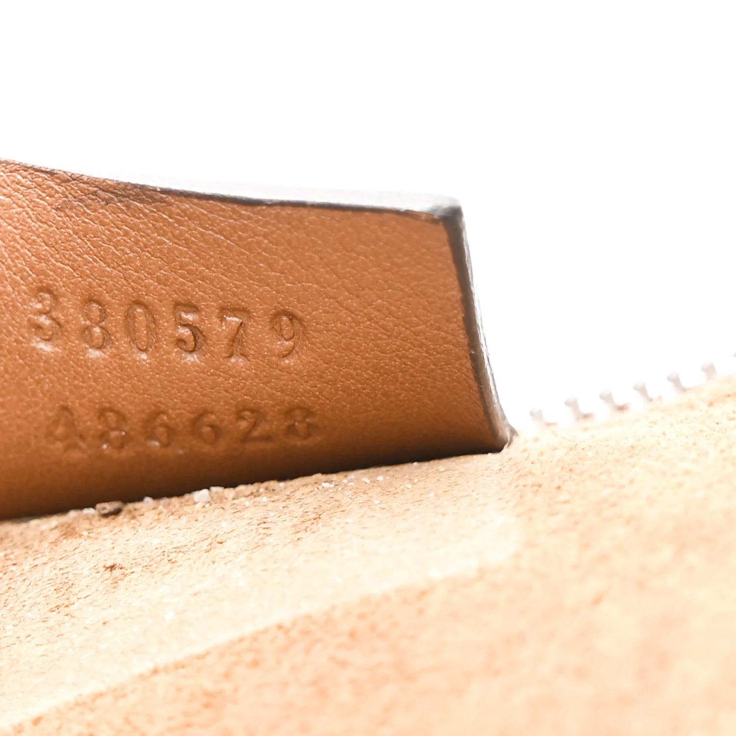 Suede Web Small Jackie Bucket Bag Brown - Image 8