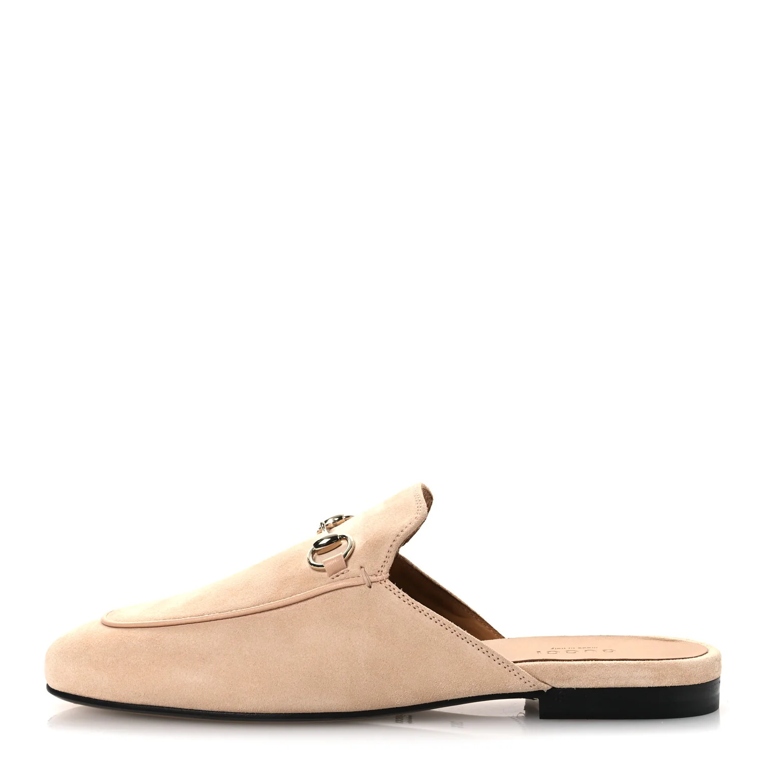 Suede Womens Princetown Slippers 38.5 Rose Dust