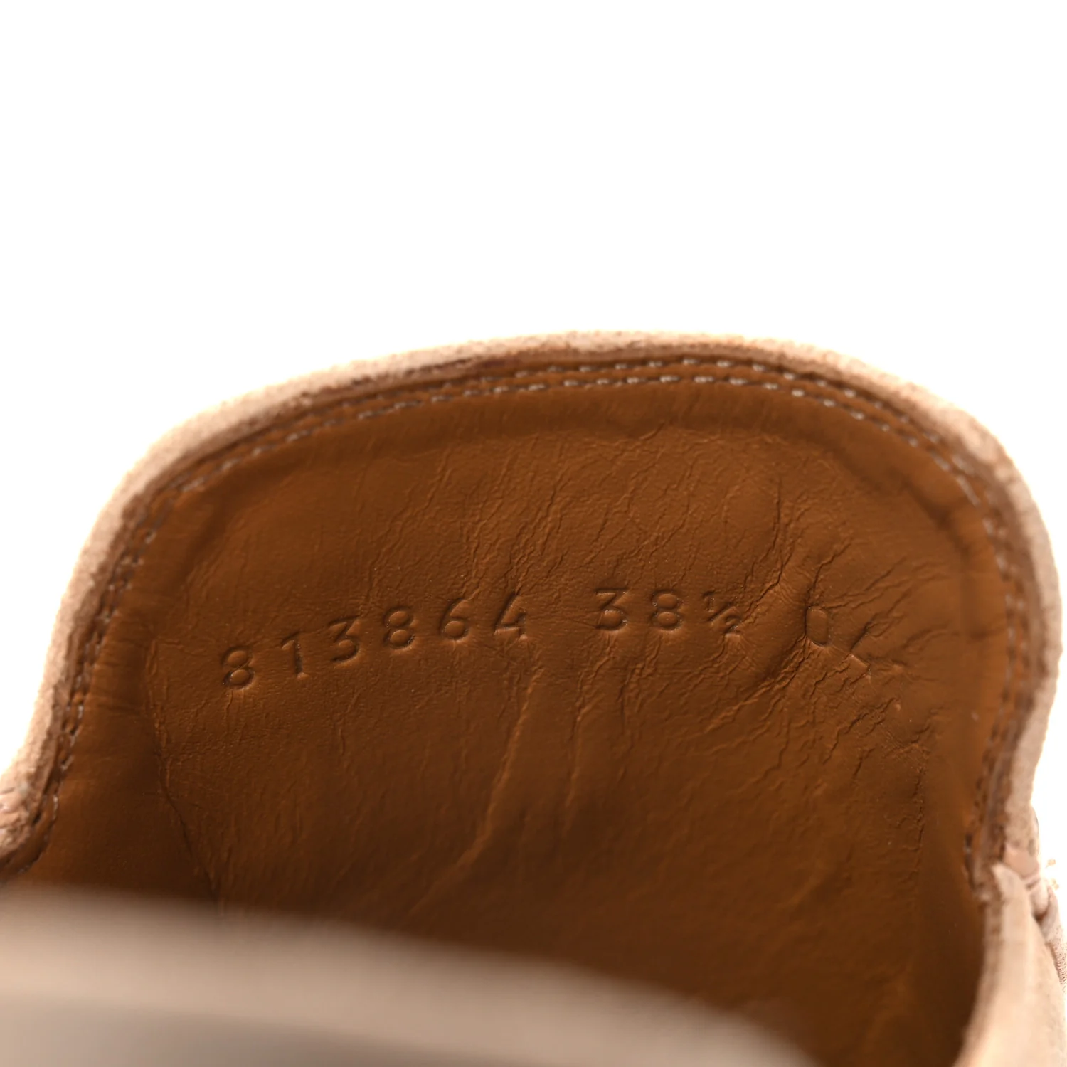 Suede Womens Princetown Slippers 38.5 Rose Dust - Image 10