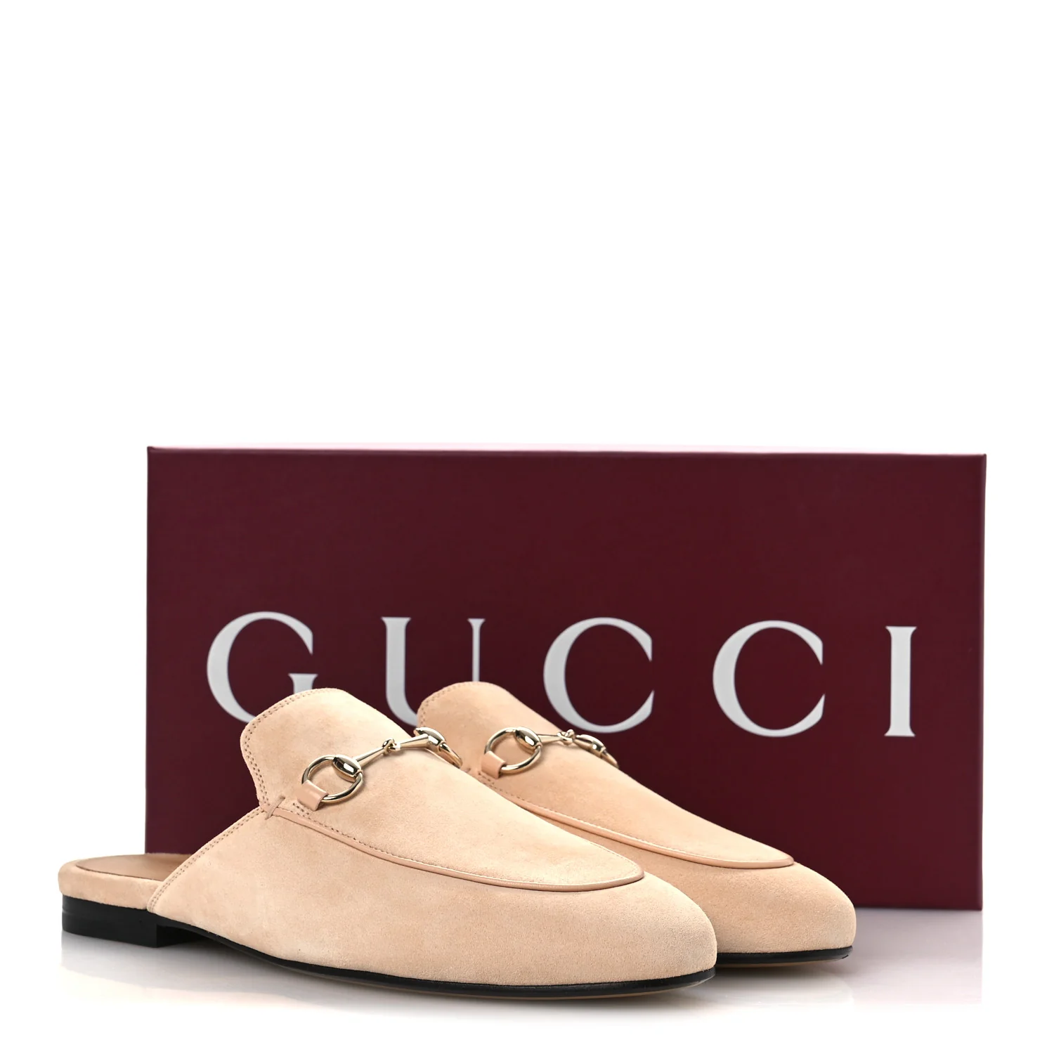 Suede Womens Princetown Slippers 38.5 Rose Dust - Image 11