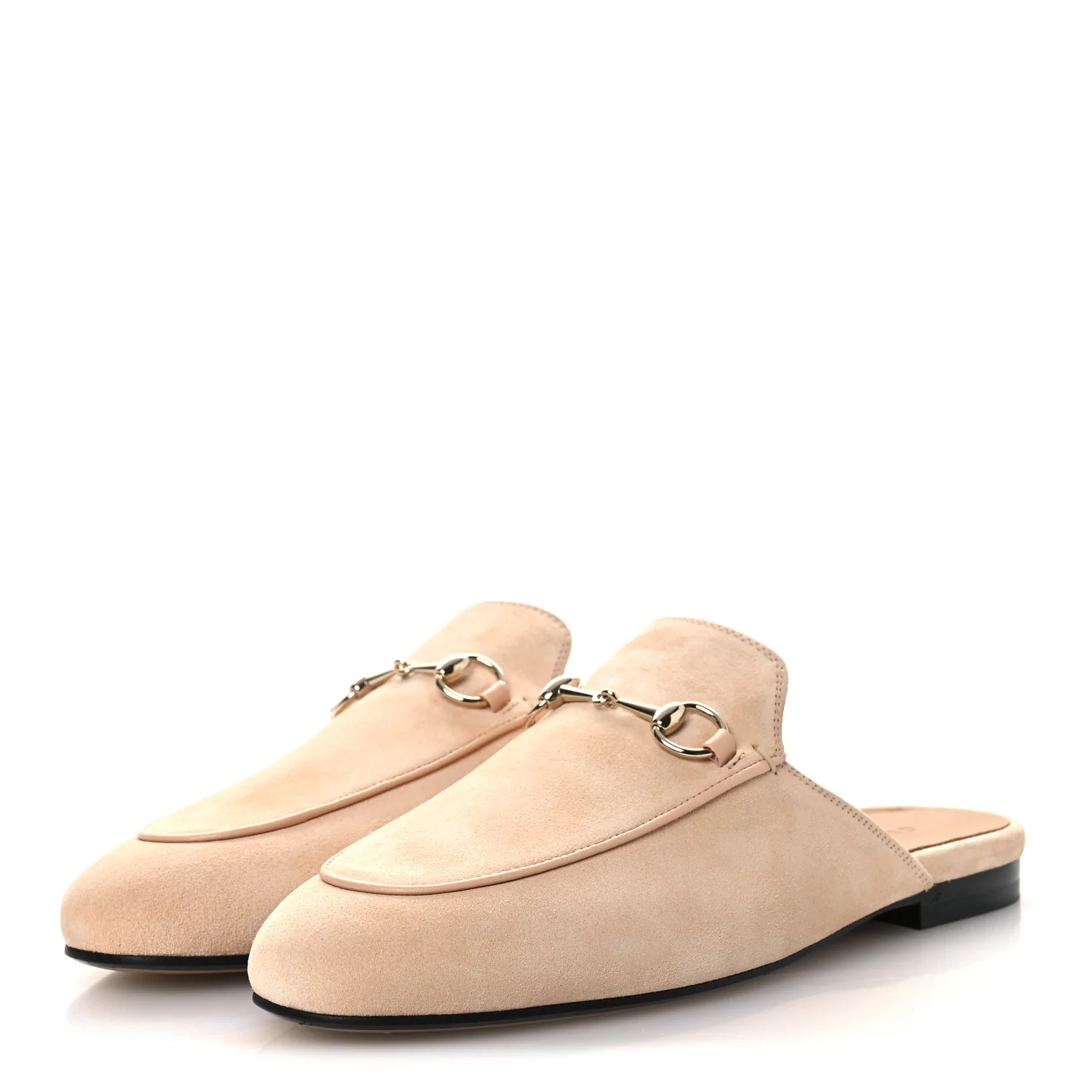 Suede Womens Princetown Slippers 38.5 Rose Dust - Image 4